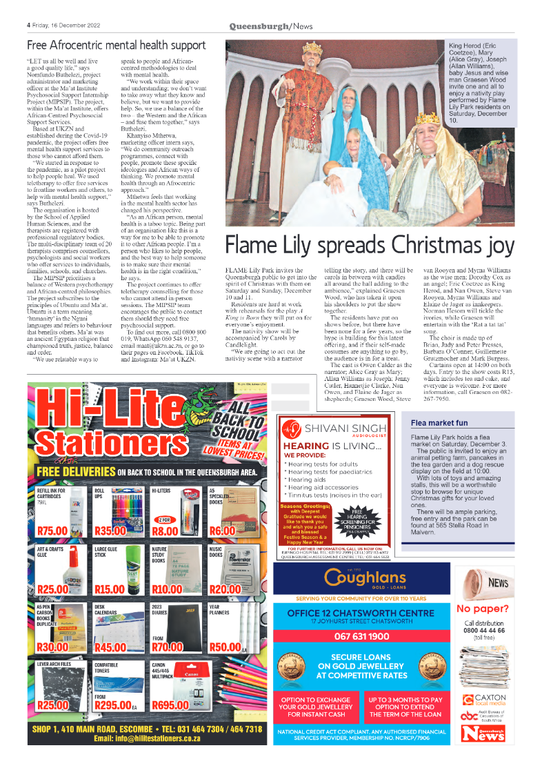 Queensburgh News 16 December 2022 page 4