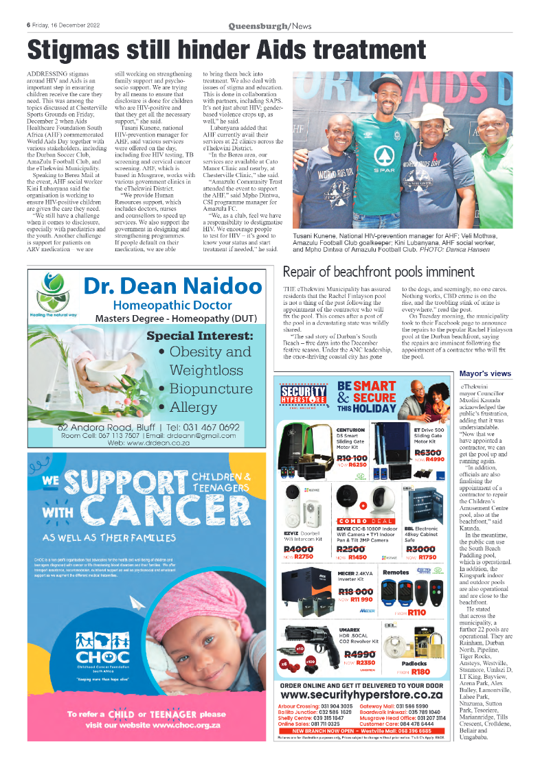 Queensburgh News 16 December 2022 page 6