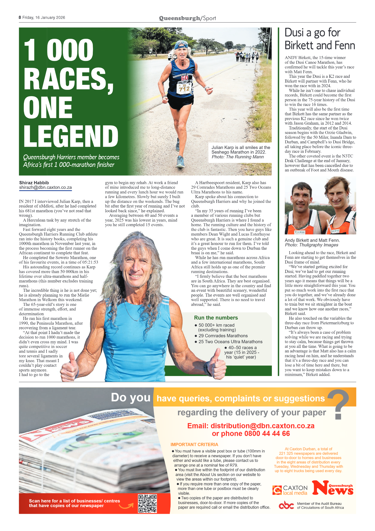 Queensburgh News 16 January 2026 page 8