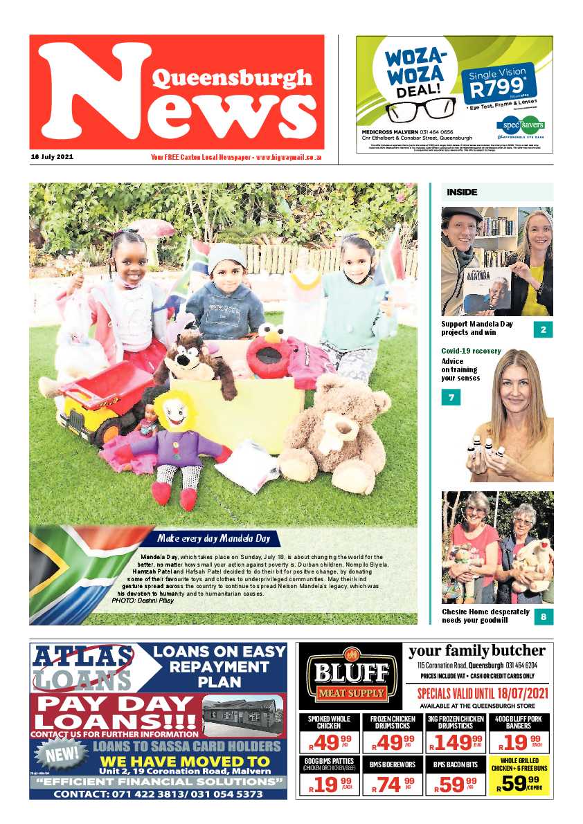 Queensburgh News 16 July 2021 page 1