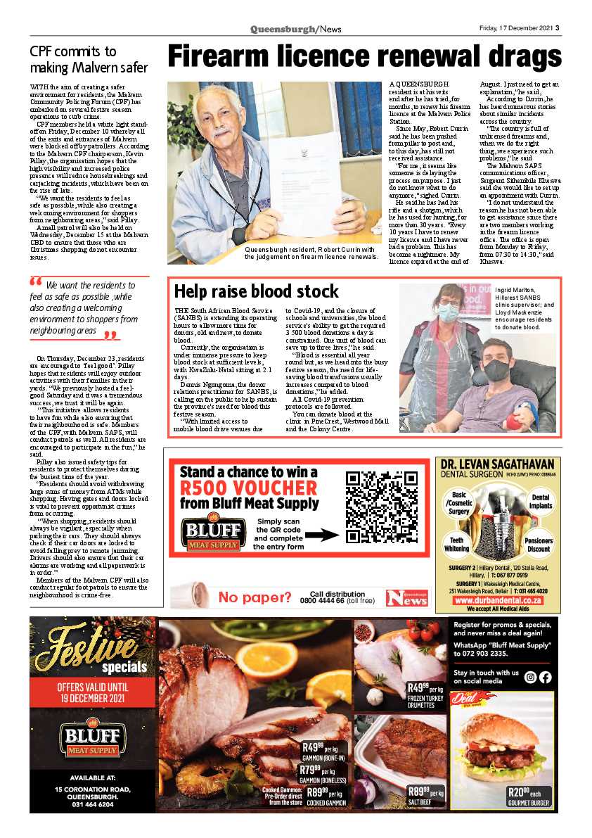 Queensburgh News 17 December 2021 page 3