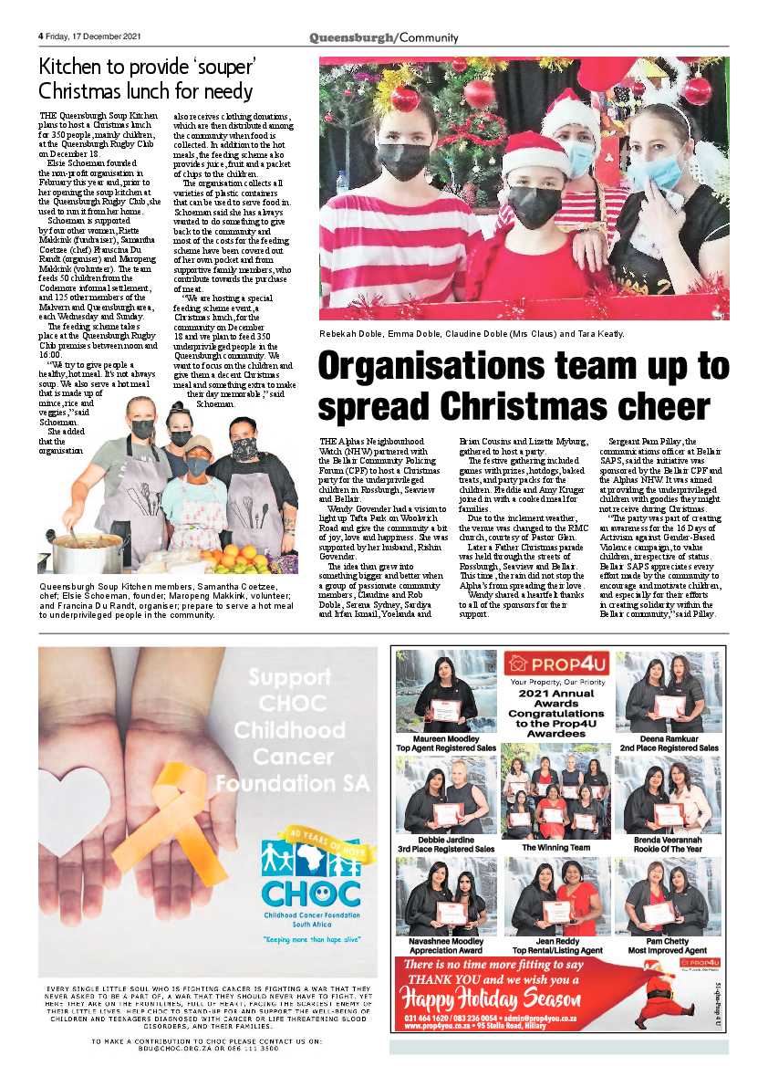 Queensburgh News 17 December 2021 page 4