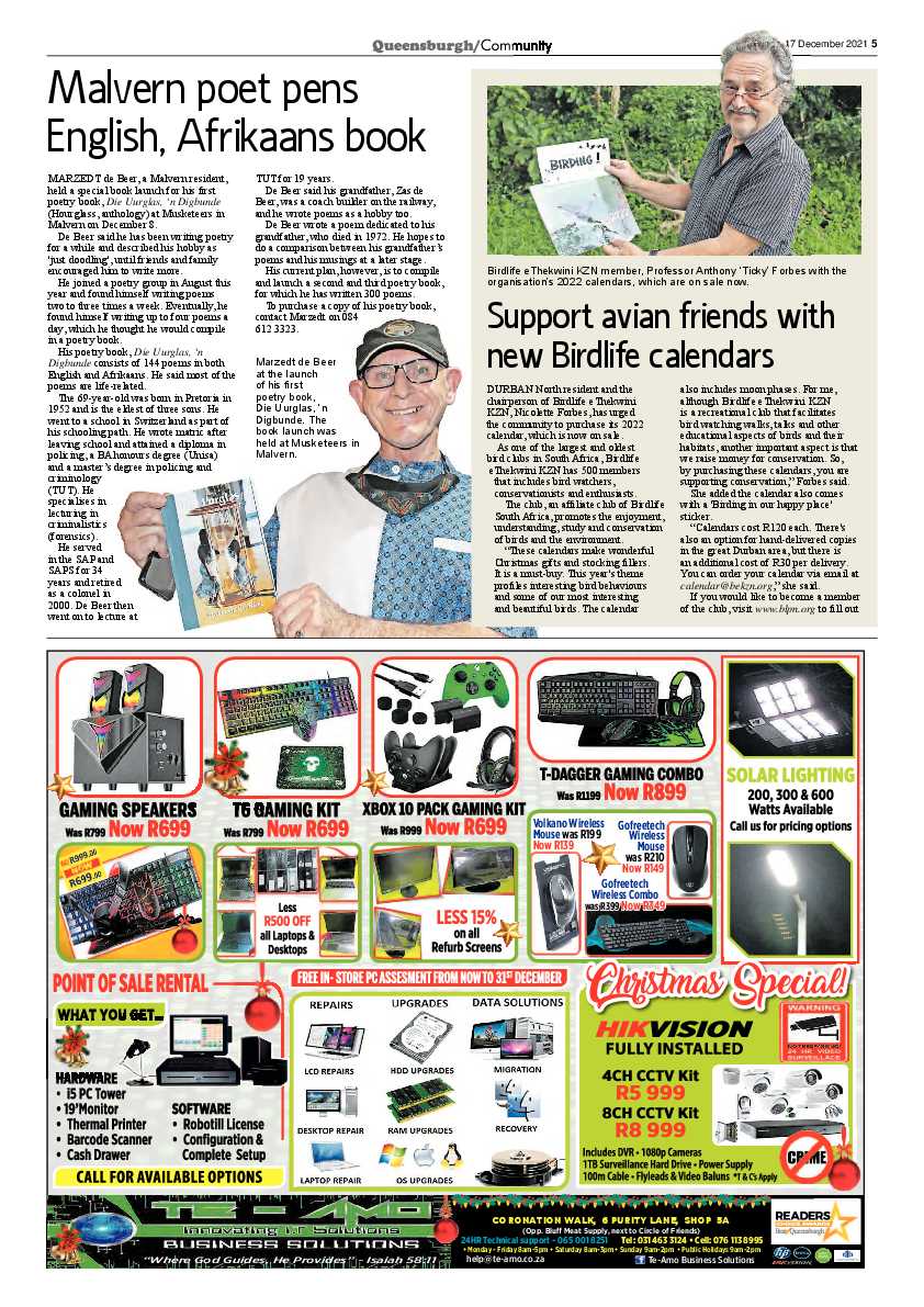 Queensburgh News 17 December 2021 page 5