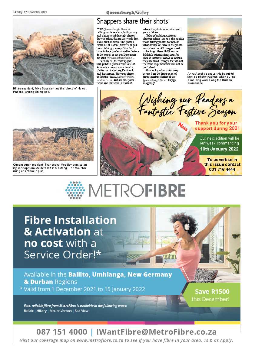 Queensburgh News 17 December 2021 page 8