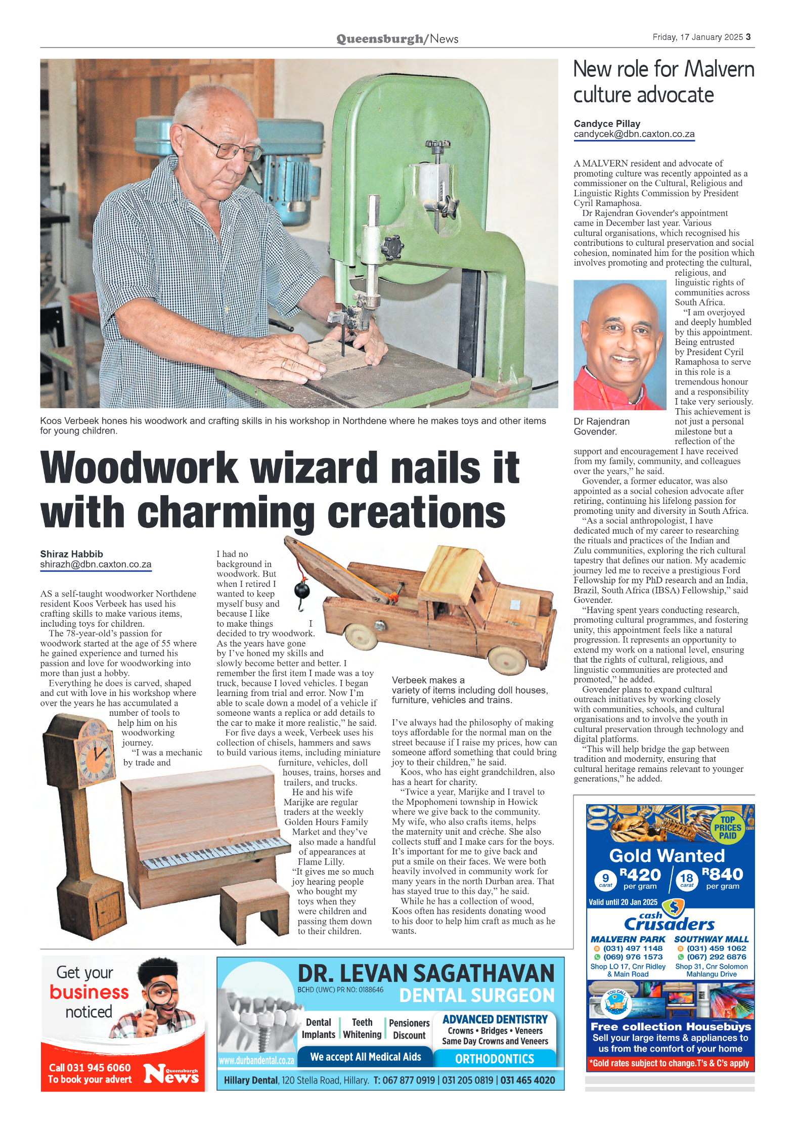 Queensburgh News 17 January 2025 page 3