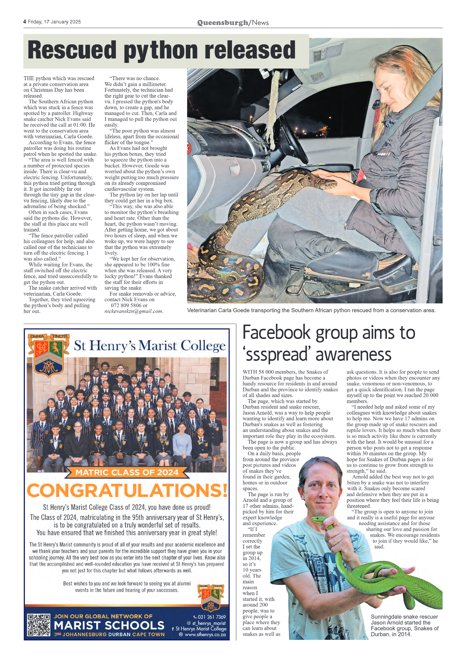 Queensburgh News 17 January 2025 page 4