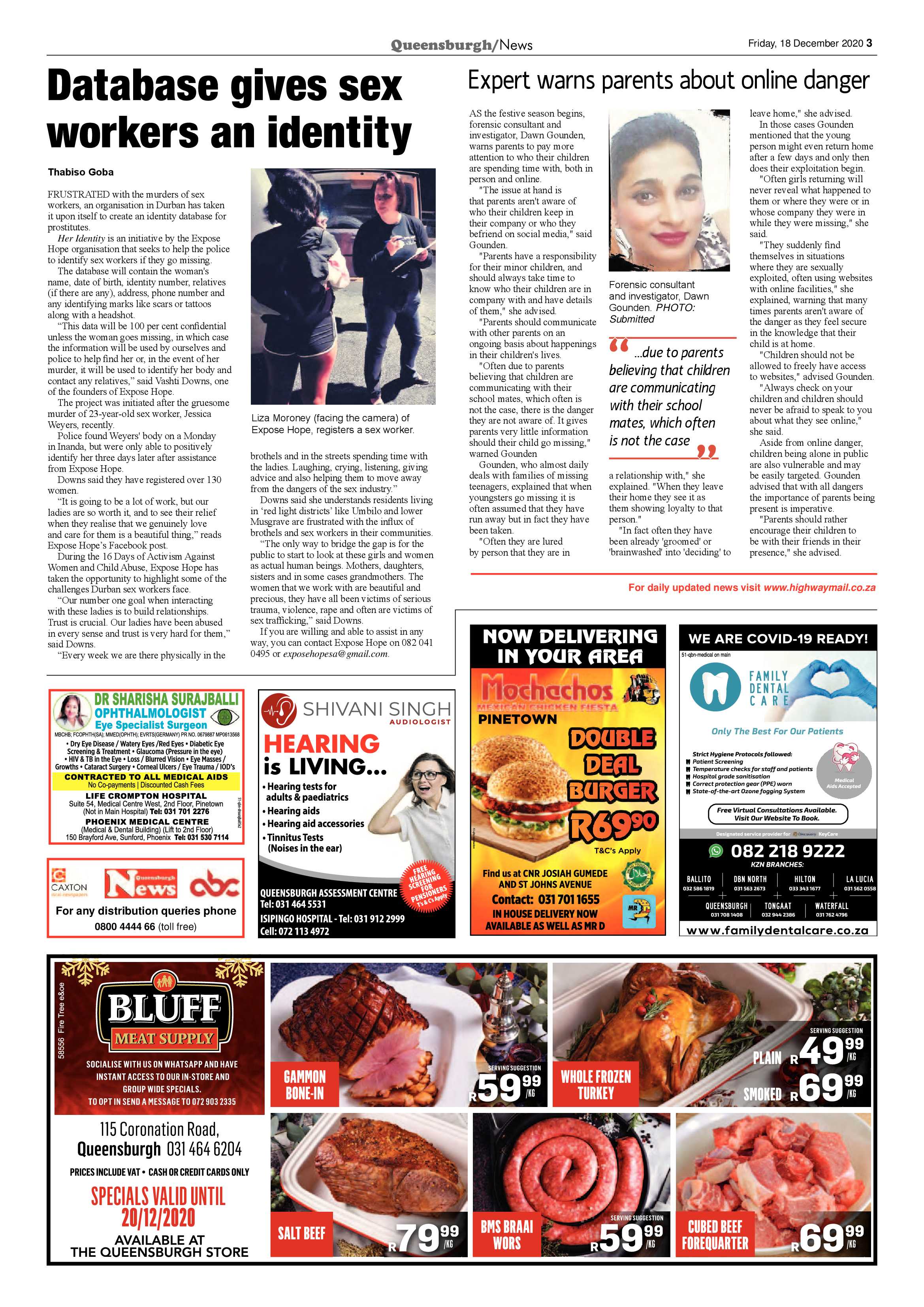 Queensburgh News 18 December 2020 page 3