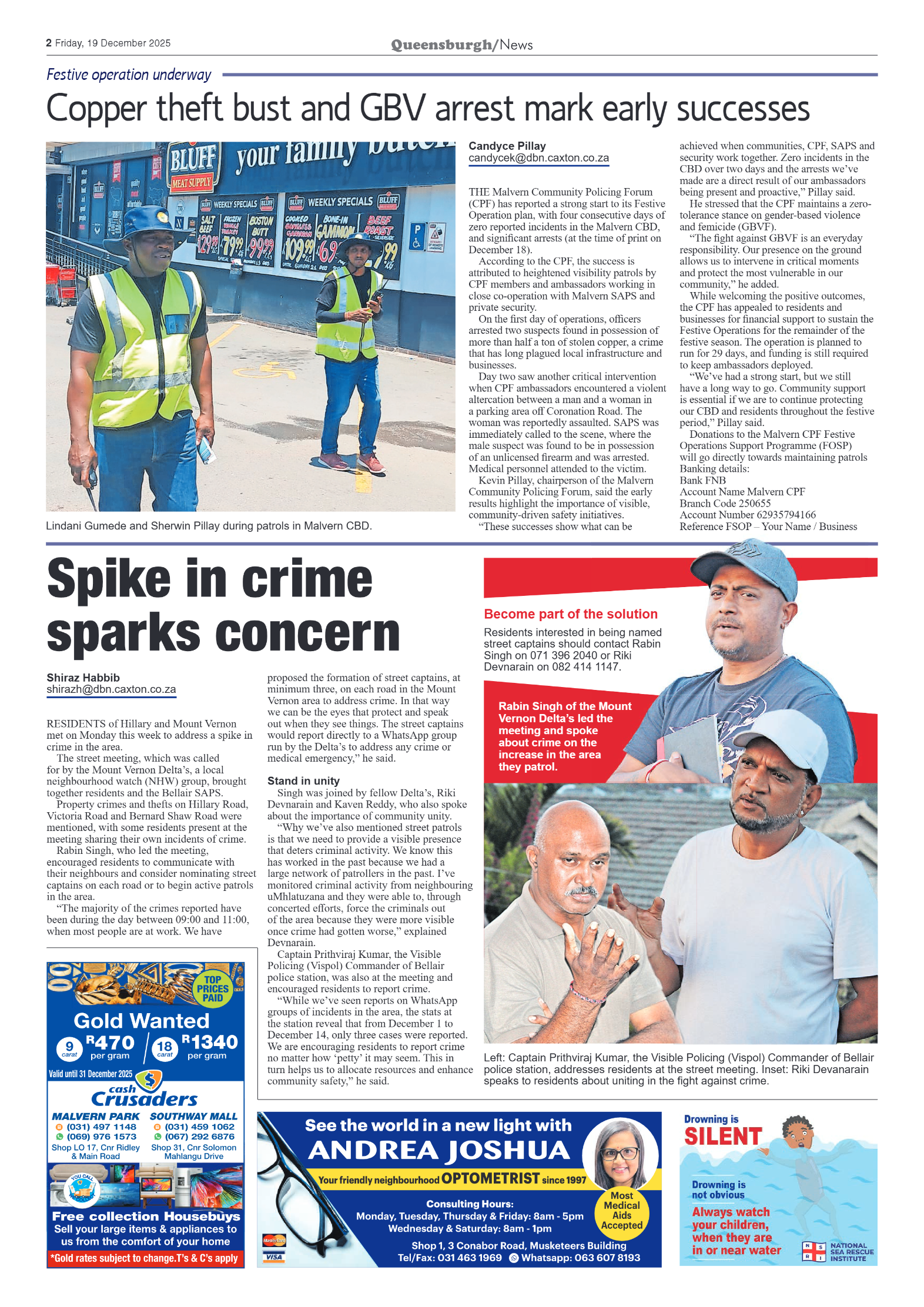 Queensburgh News 19 December 2025 page 2