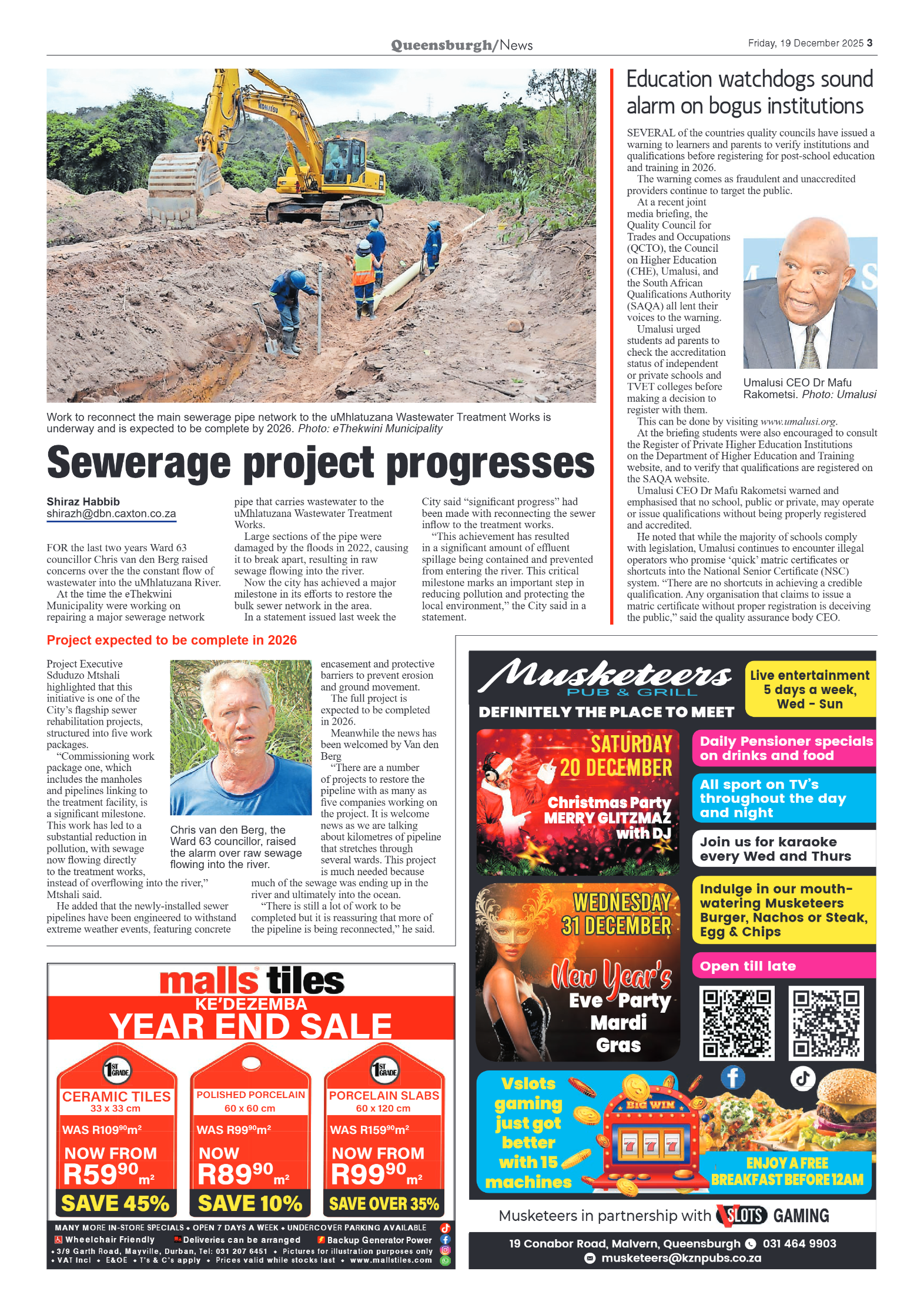Queensburgh News 19 December 2025 page 3
