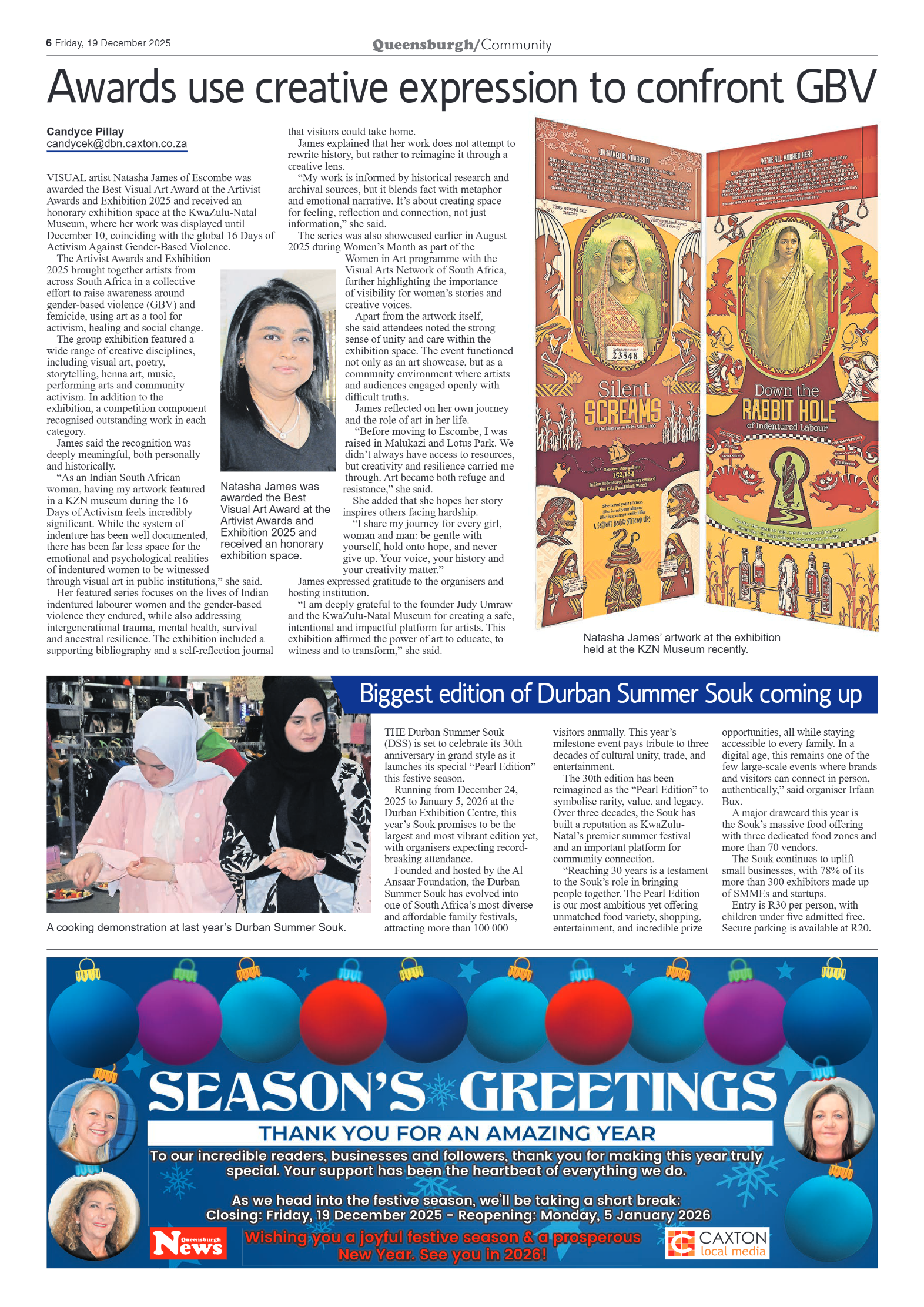 Queensburgh News 19 December 2025 page 6