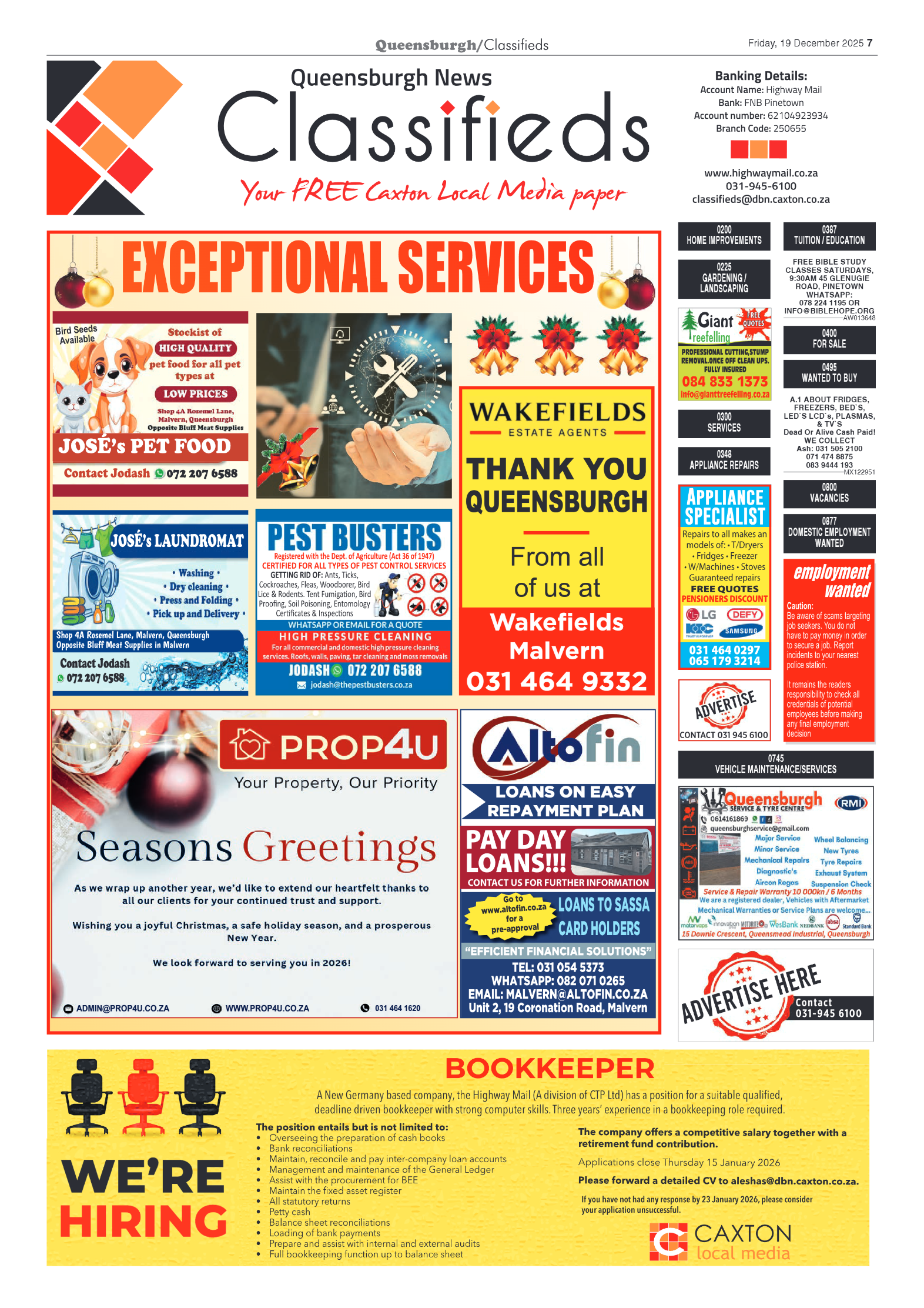 Queensburgh News 19 December 2025 page 7