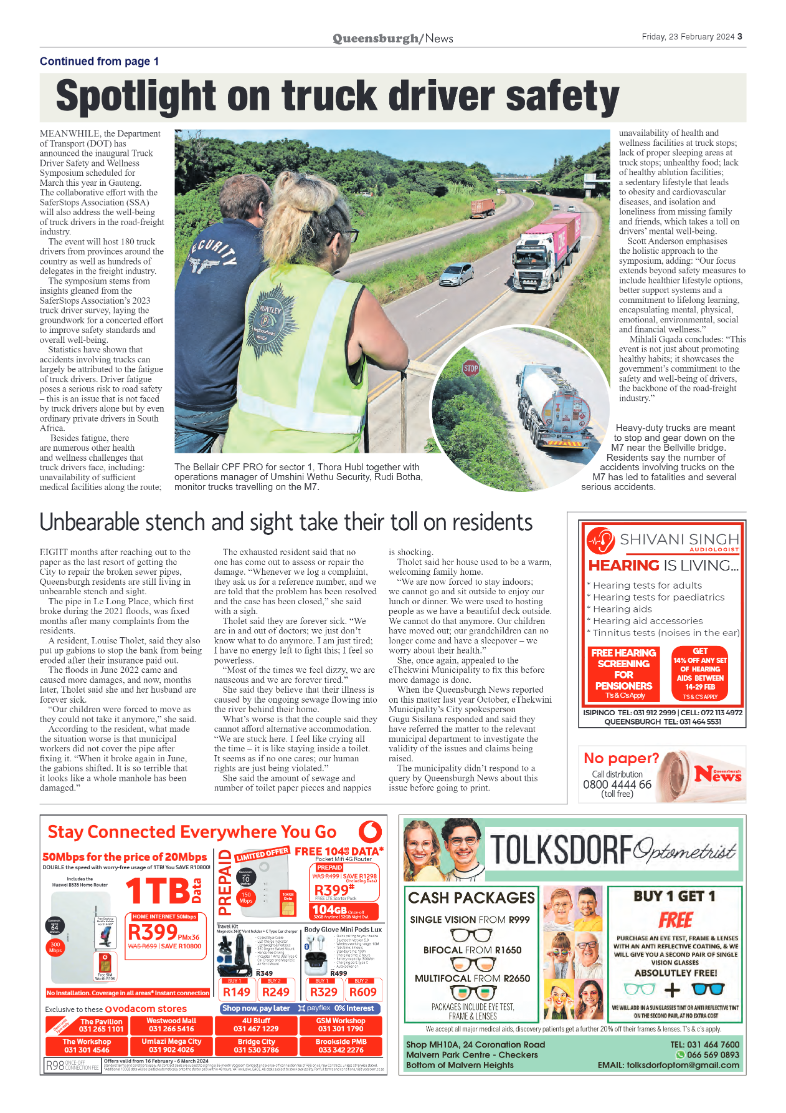 Queensburgh News 23 February 2024 page 3