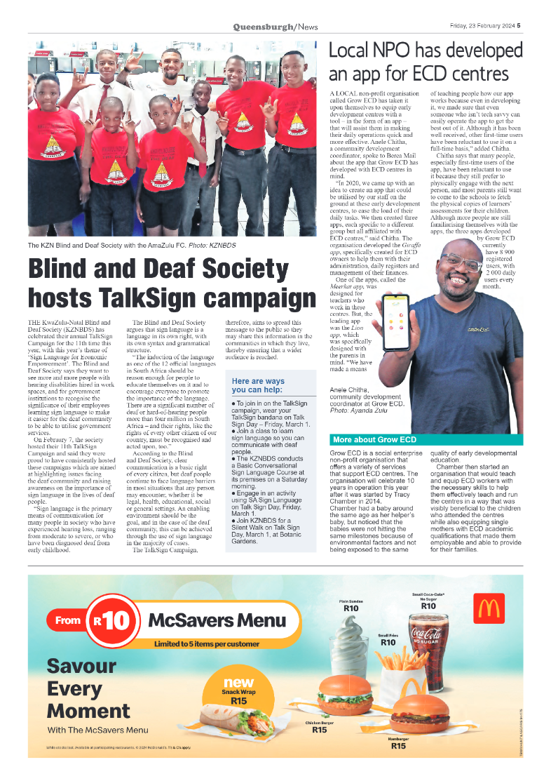 Queensburgh News 23 February 2024 page 5