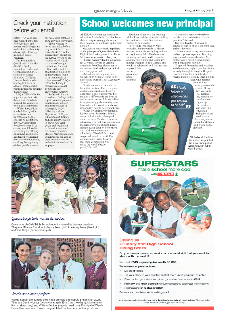 Queensburgh News 23 February 2024 page 7