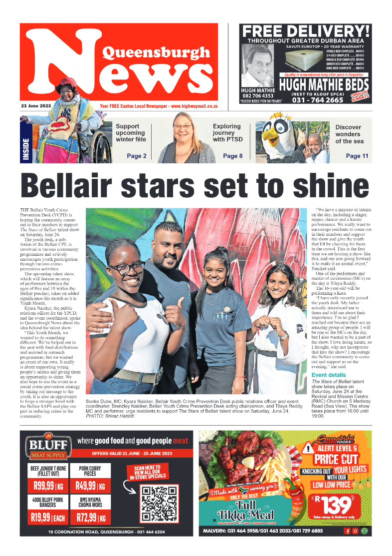Queensburgh News 23 June 2023 page 1