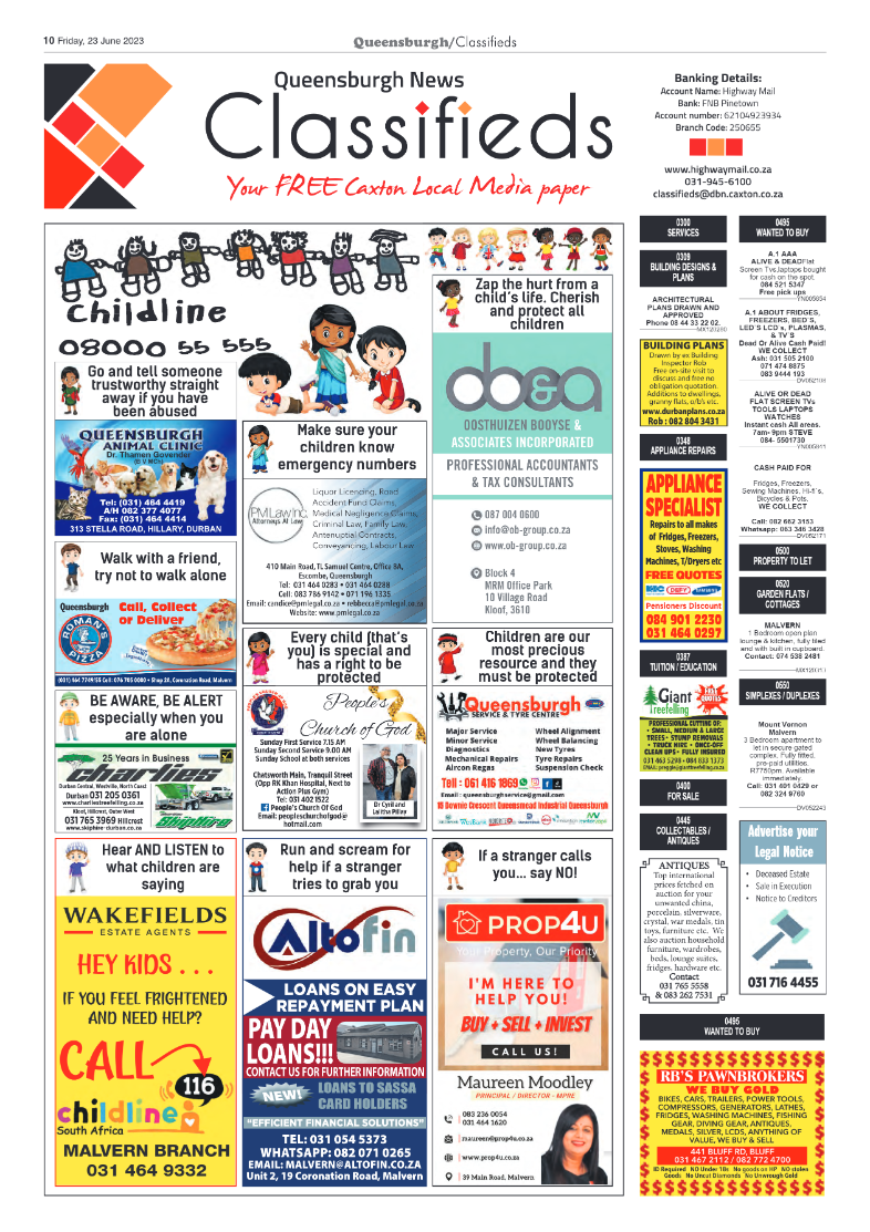Queensburgh News 23 June 2023 page 10