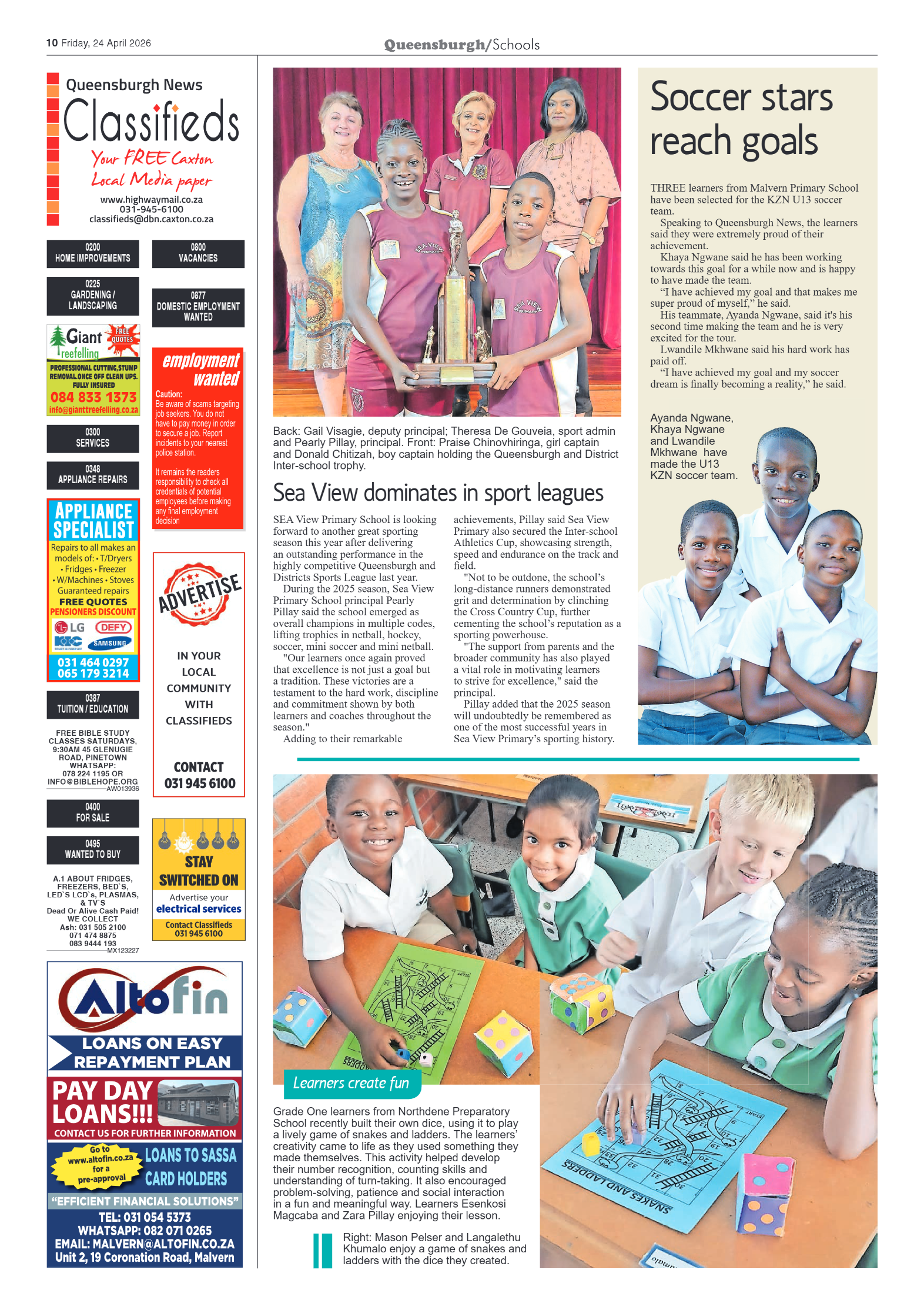 Queensburgh News 24 April 2026 page 10