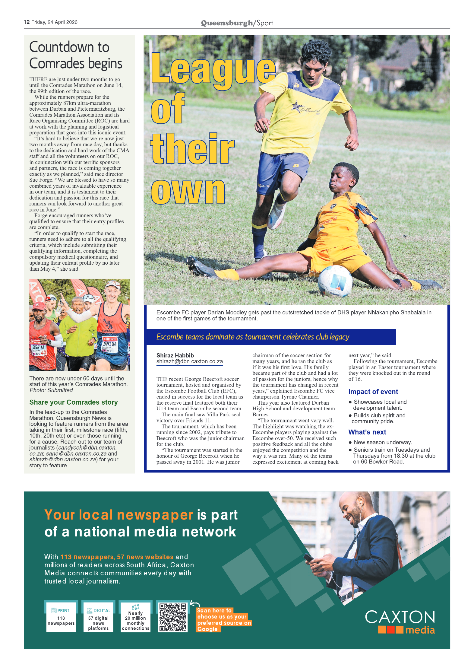 Queensburgh News 24 April 2026 page 12