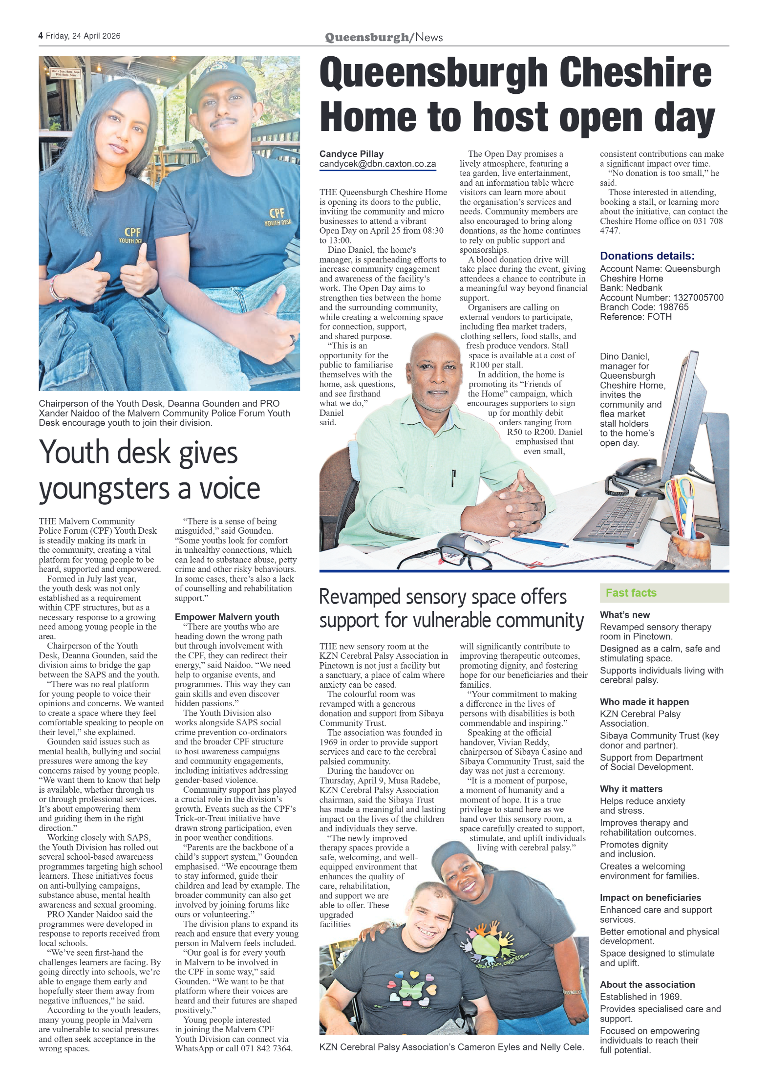 Queensburgh News 24 April 2026 page 4