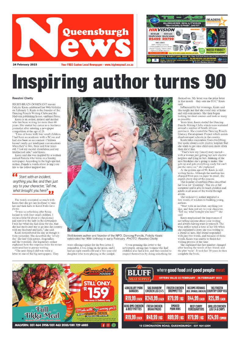 Queensburgh News 24 February 2023 page 1