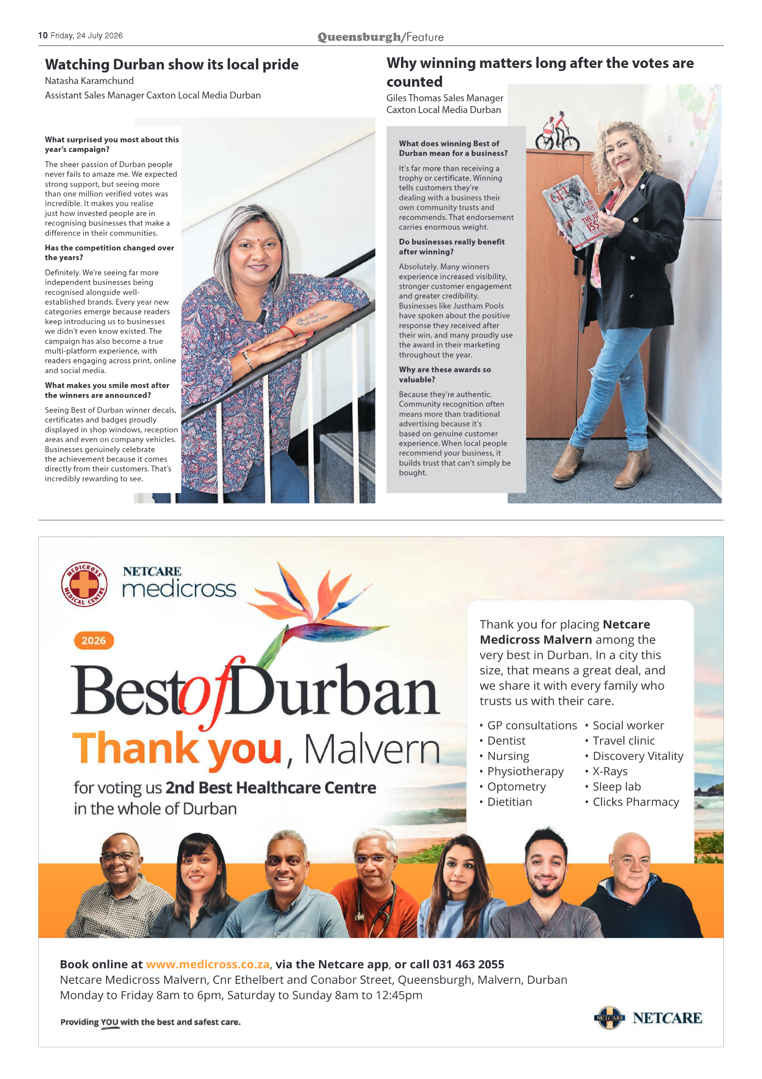 Queensburgh News 24 July 2026 page 10