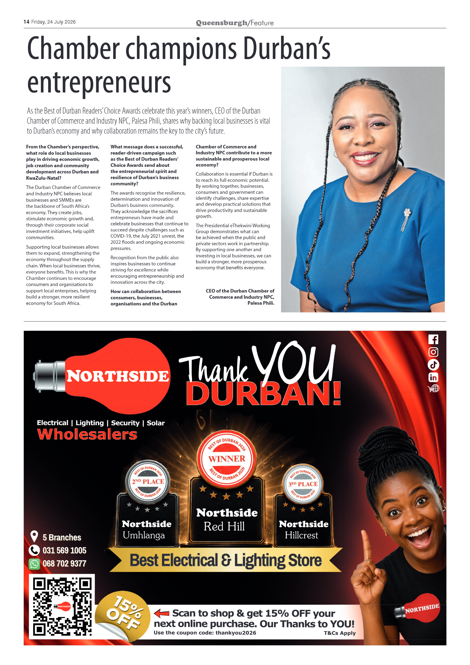 Queensburgh News 24 July 2026 page 14
