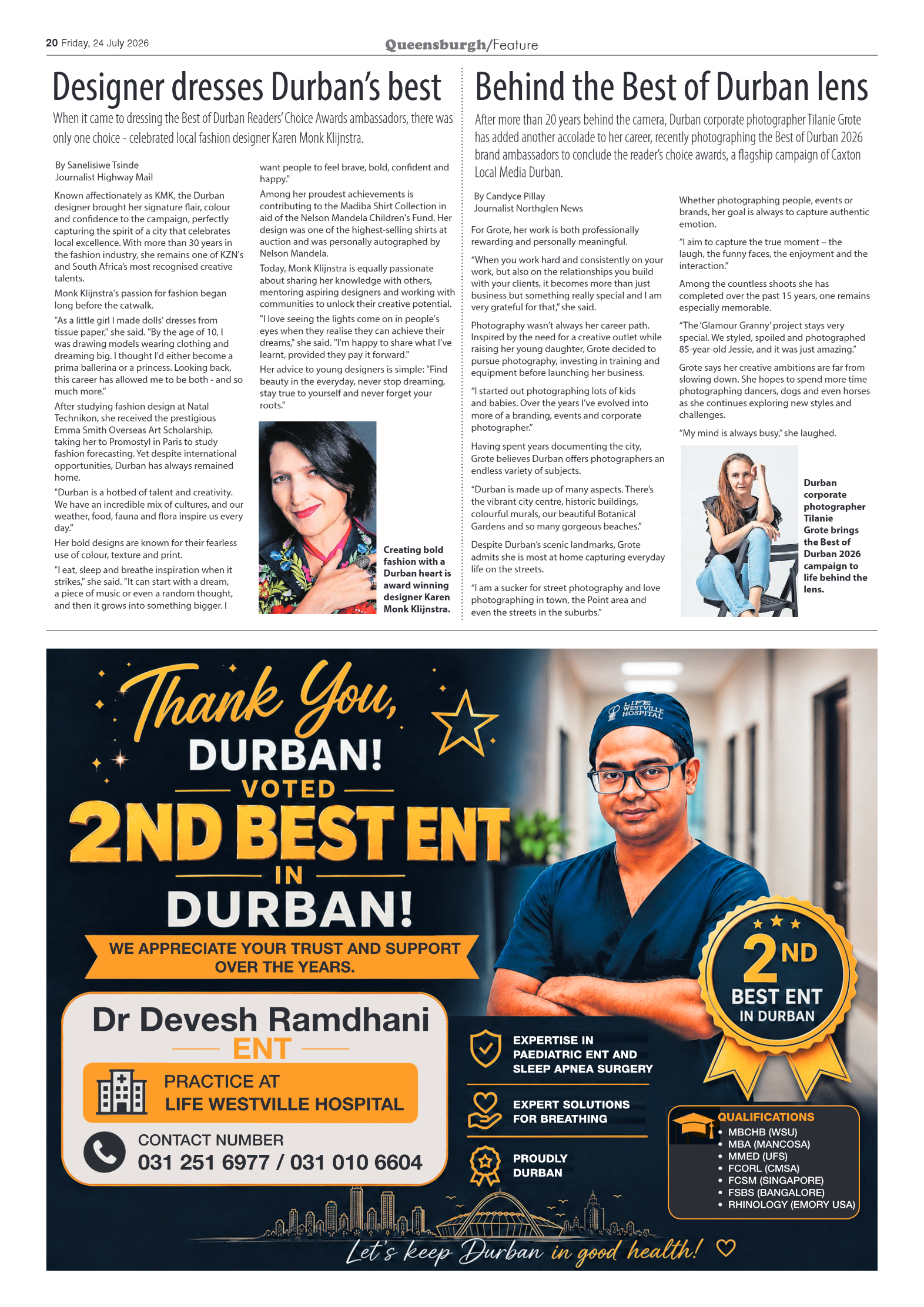 Queensburgh News 24 July 2026 page 20