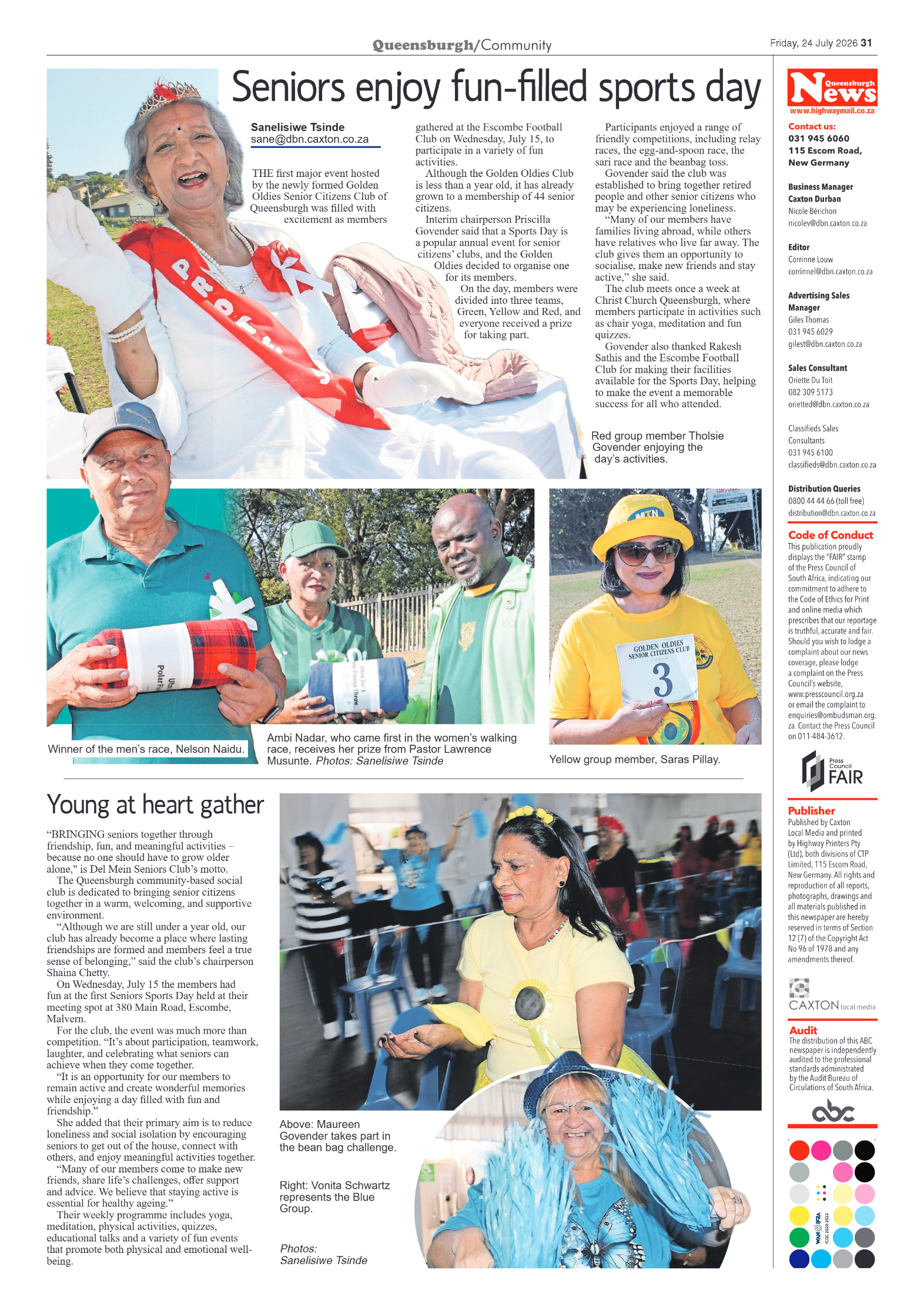Queensburgh News 24 July 2026 page 31