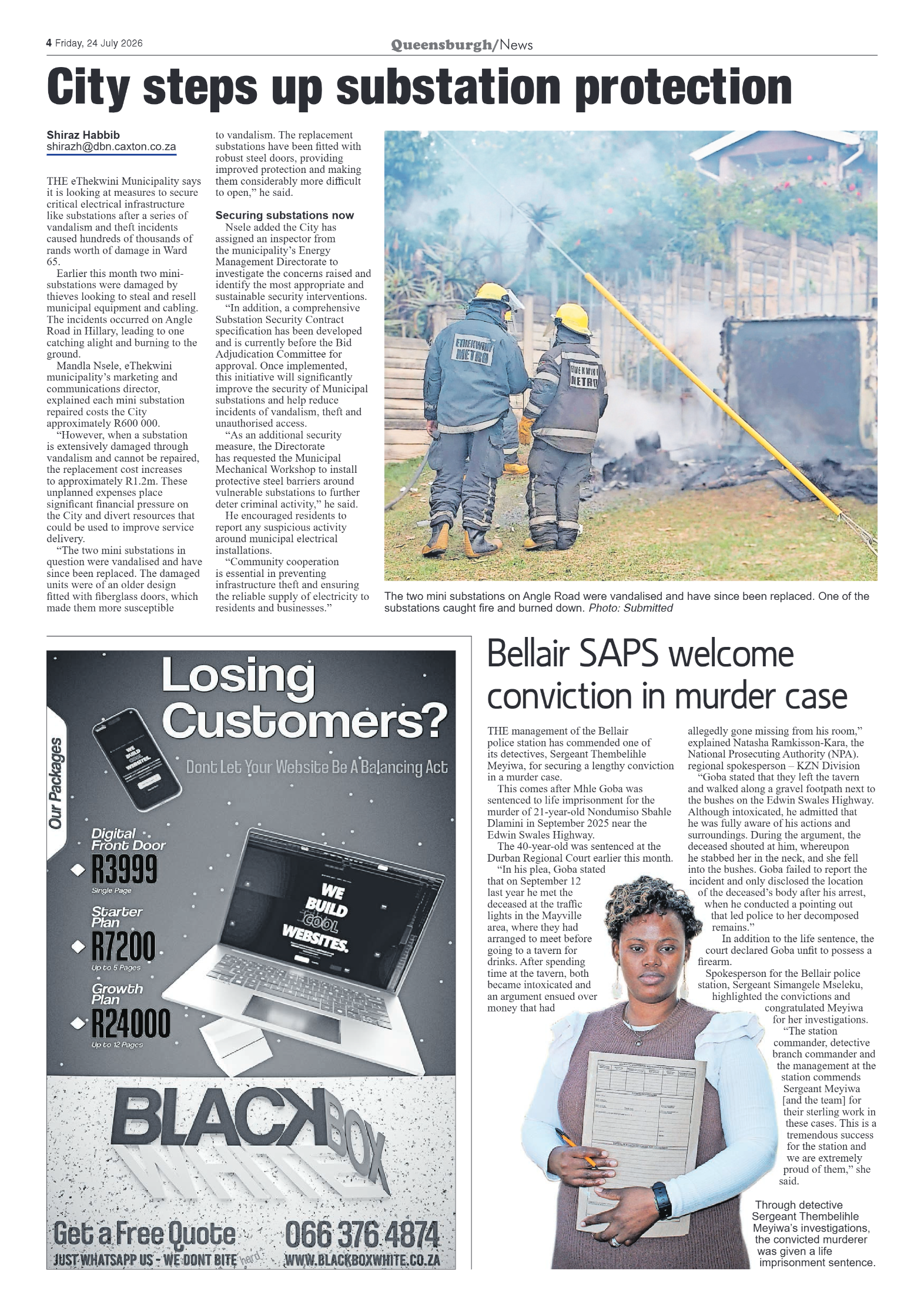 Queensburgh News 24 July 2026 page 4