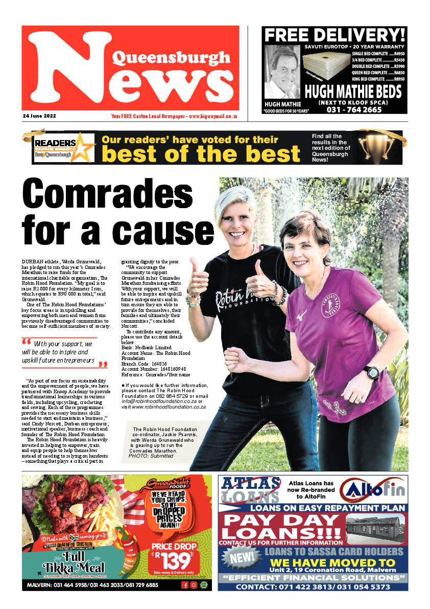 Queensburgh News 24 June 2022 page 1