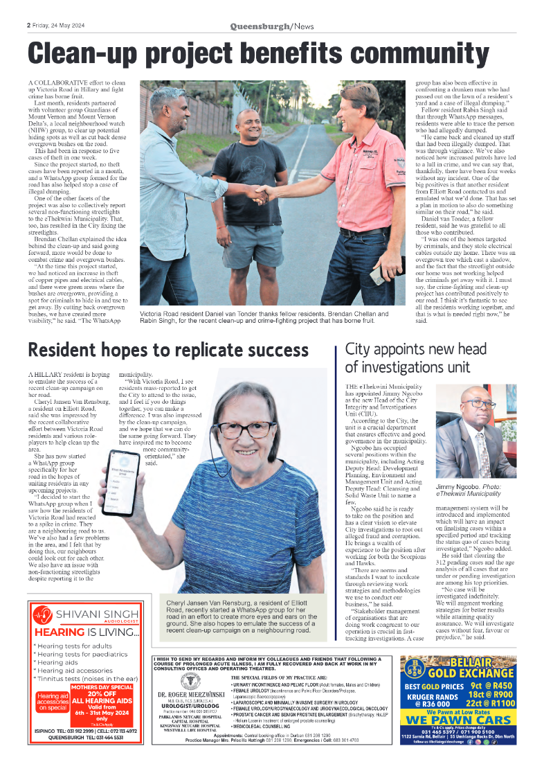 Queensburgh News 24 May 2024 page 2