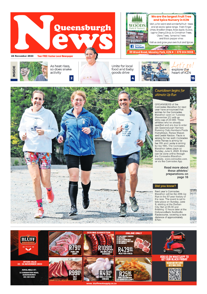 Queensburgh News 24 November 2023 page 1