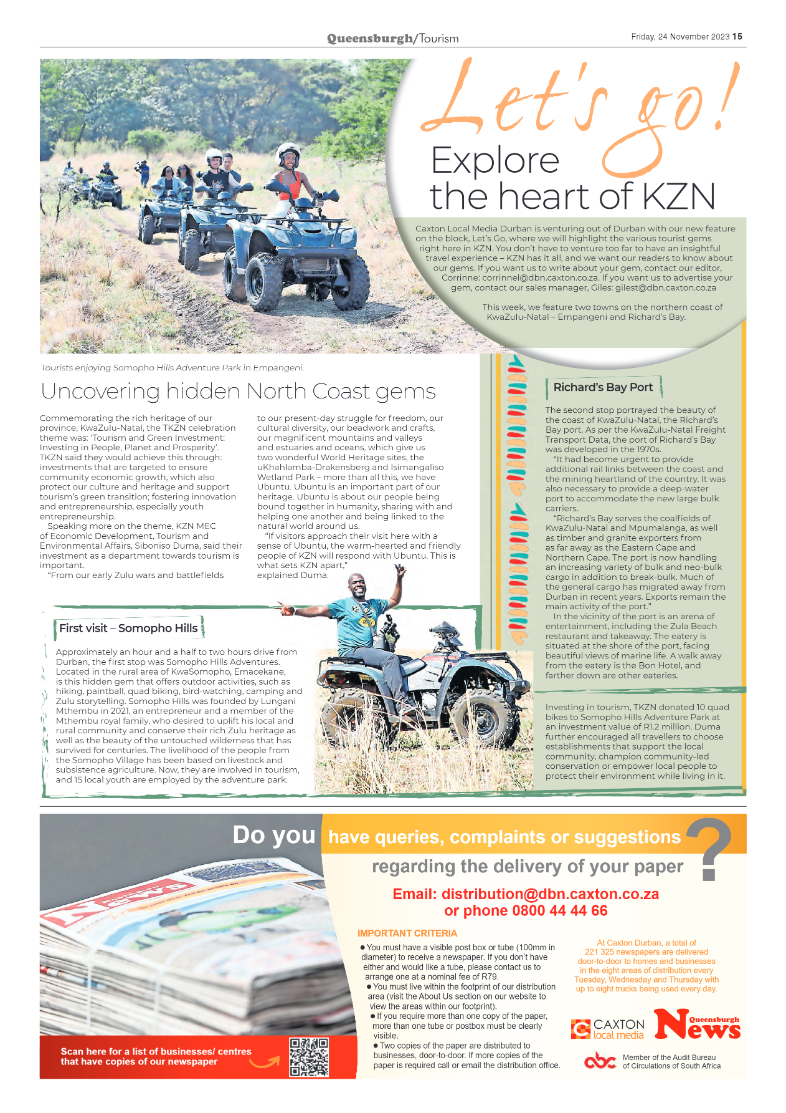 Queensburgh News 24 November 2023 page 15