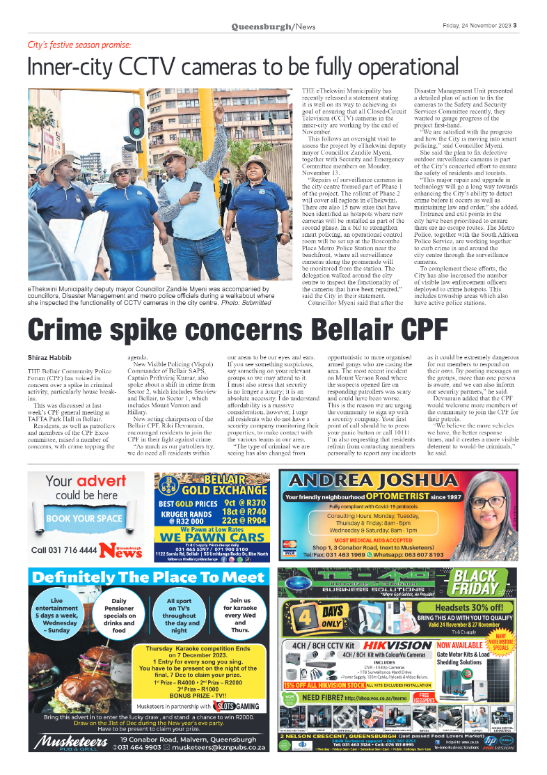 Queensburgh News 24 November 2023 page 3