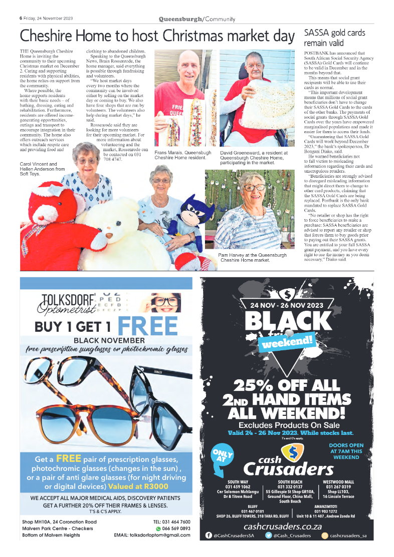 Queensburgh News 24 November 2023 page 6