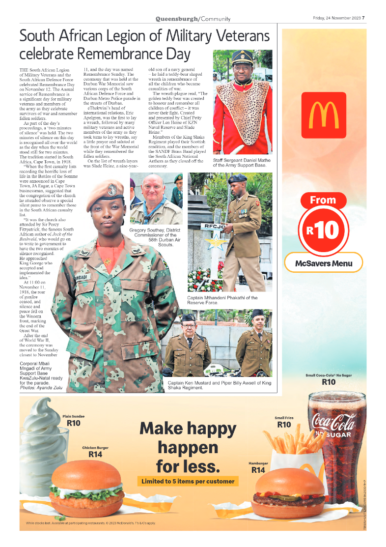 Queensburgh News 24 November 2023 page 7