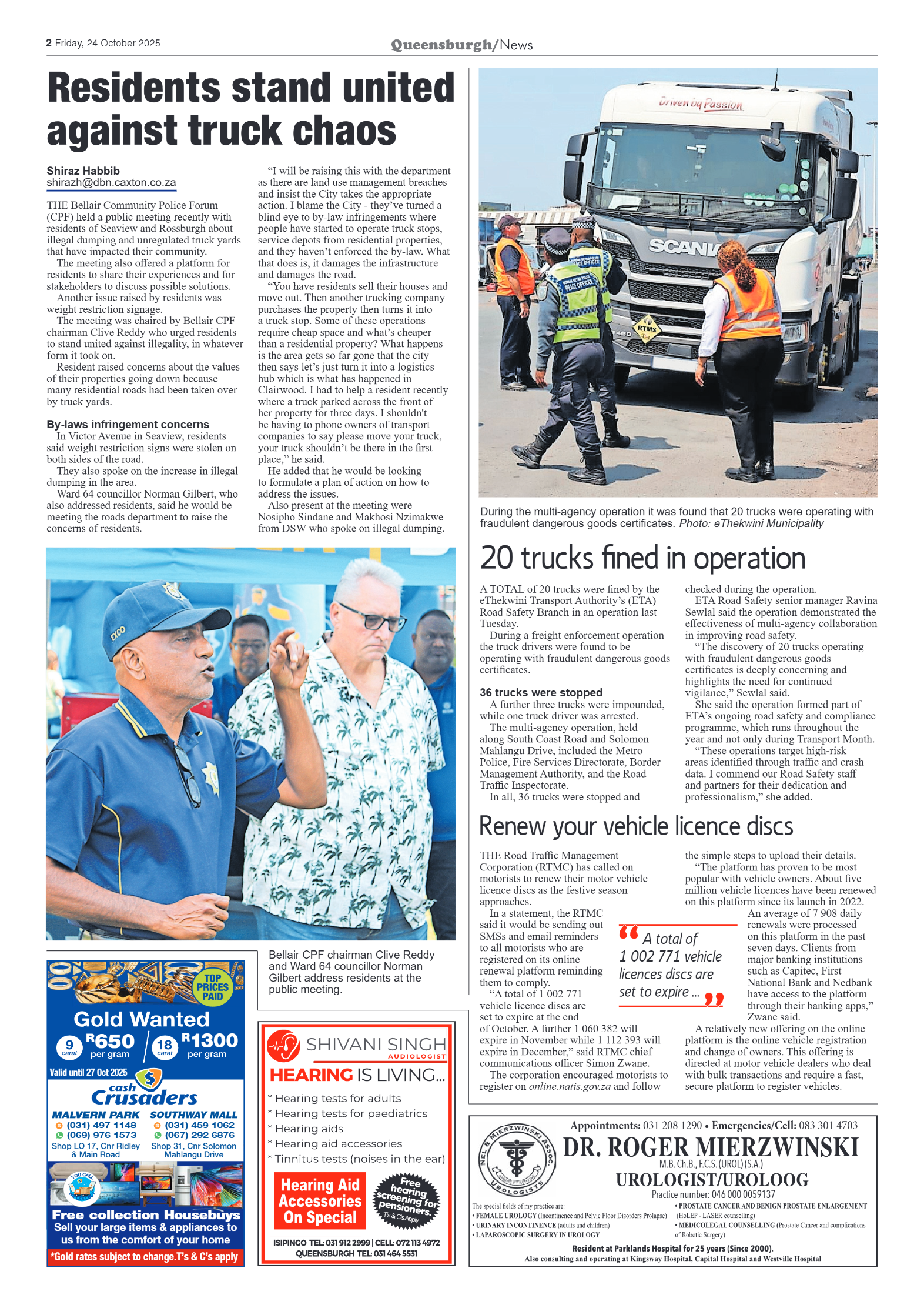 Queensburgh News 24 October 2025 page 2