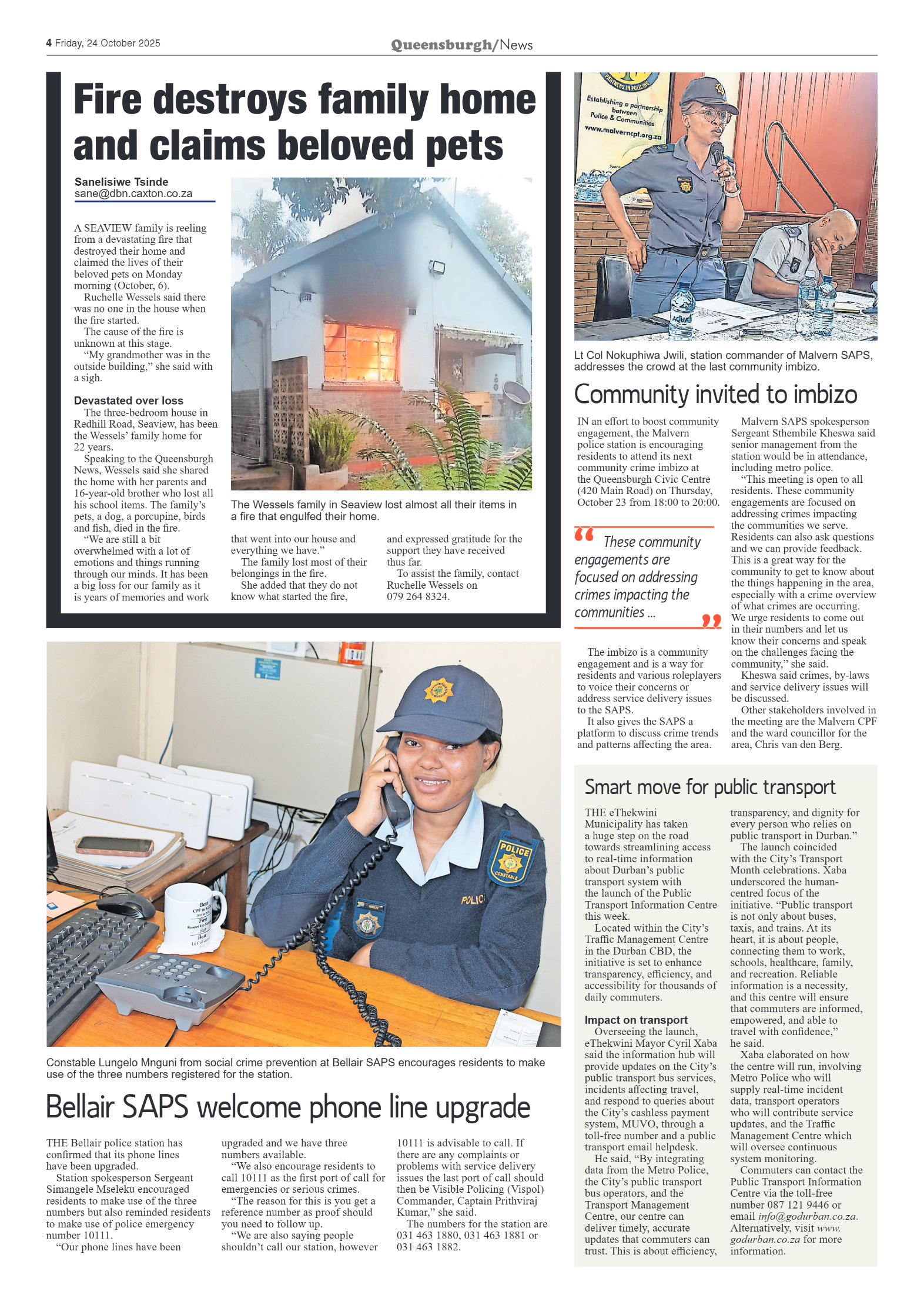 Queensburgh News 24 October 2025 page 4