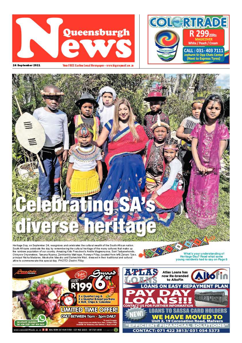 Queensburgh News 24 September 2021 page 1