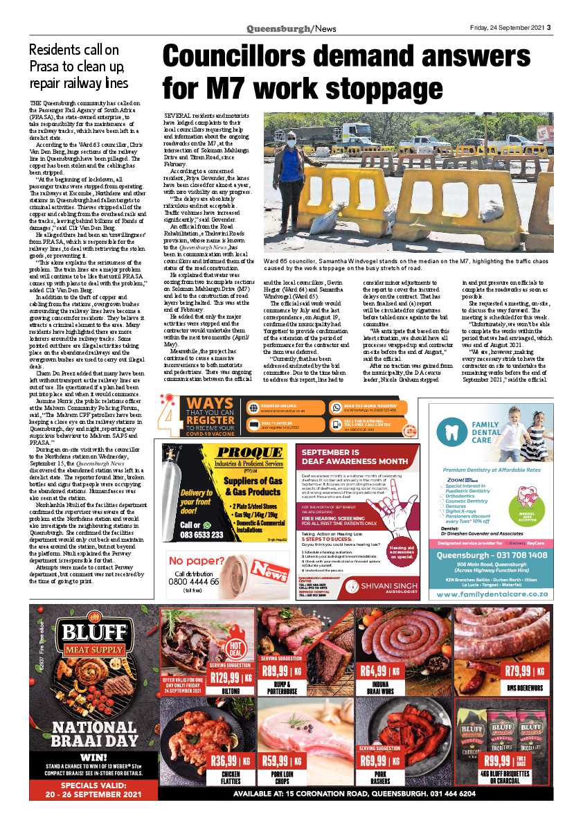 Queensburgh News 24 September 2021 page 3