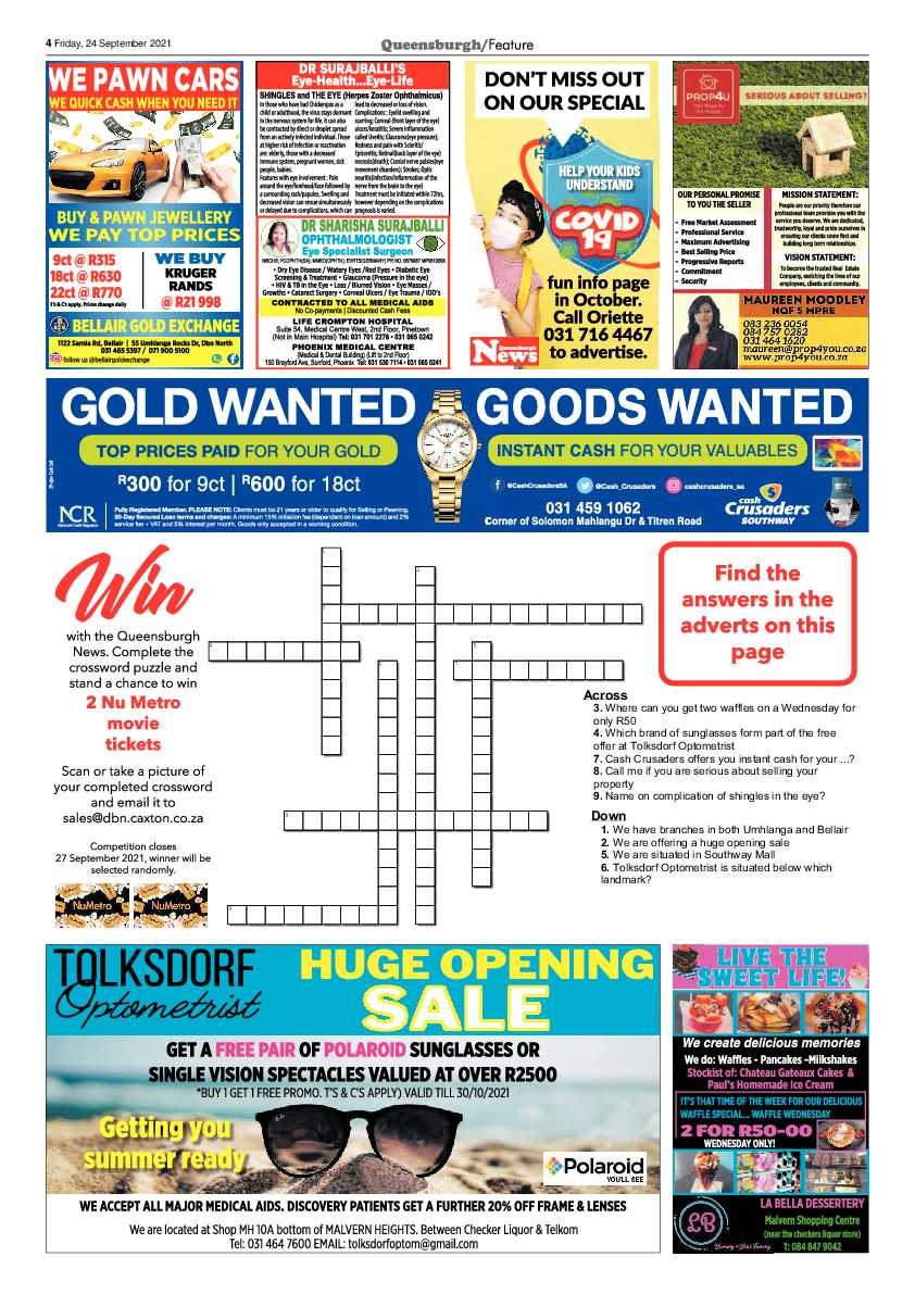 Queensburgh News 24 September 2021 page 4