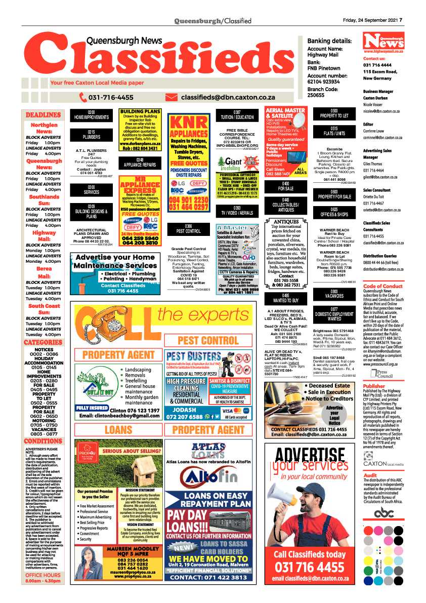 Queensburgh News 24 September 2021 page 7