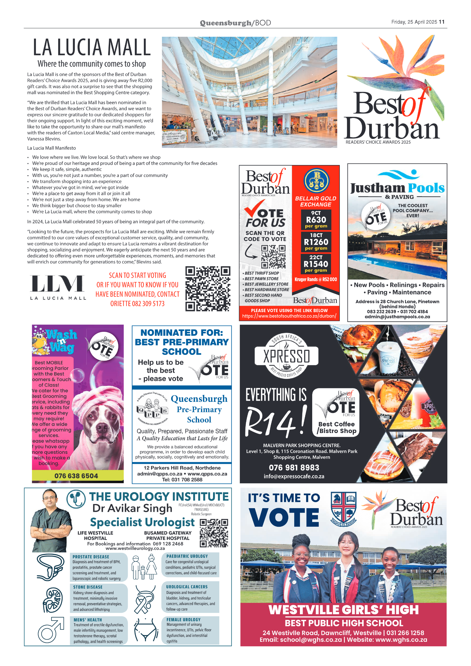 Queensburgh Mail 25 April 2025 page 11