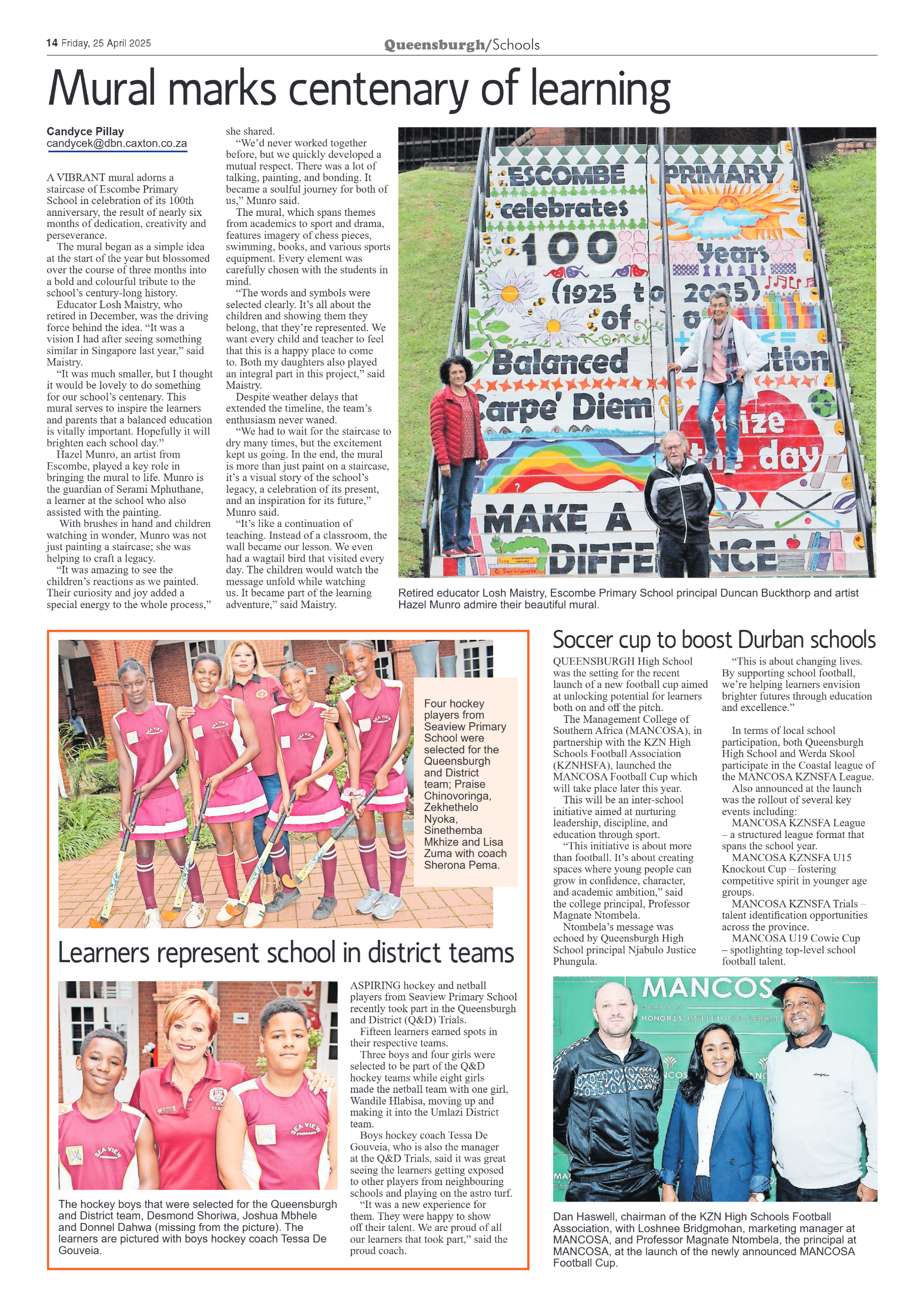 Queensburgh Mail 25 April 2025 page 14