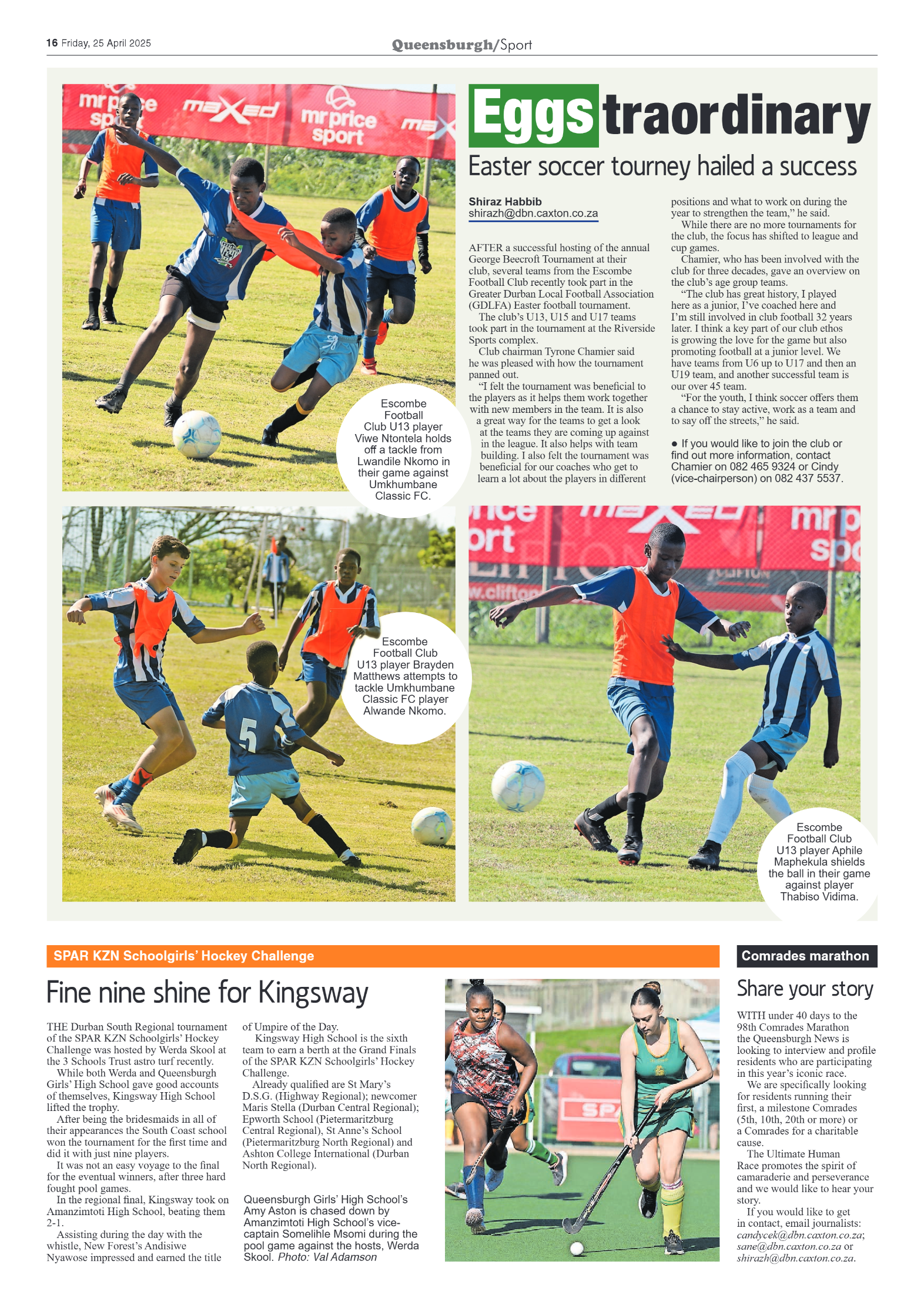 Queensburgh Mail 25 April 2025 page 16