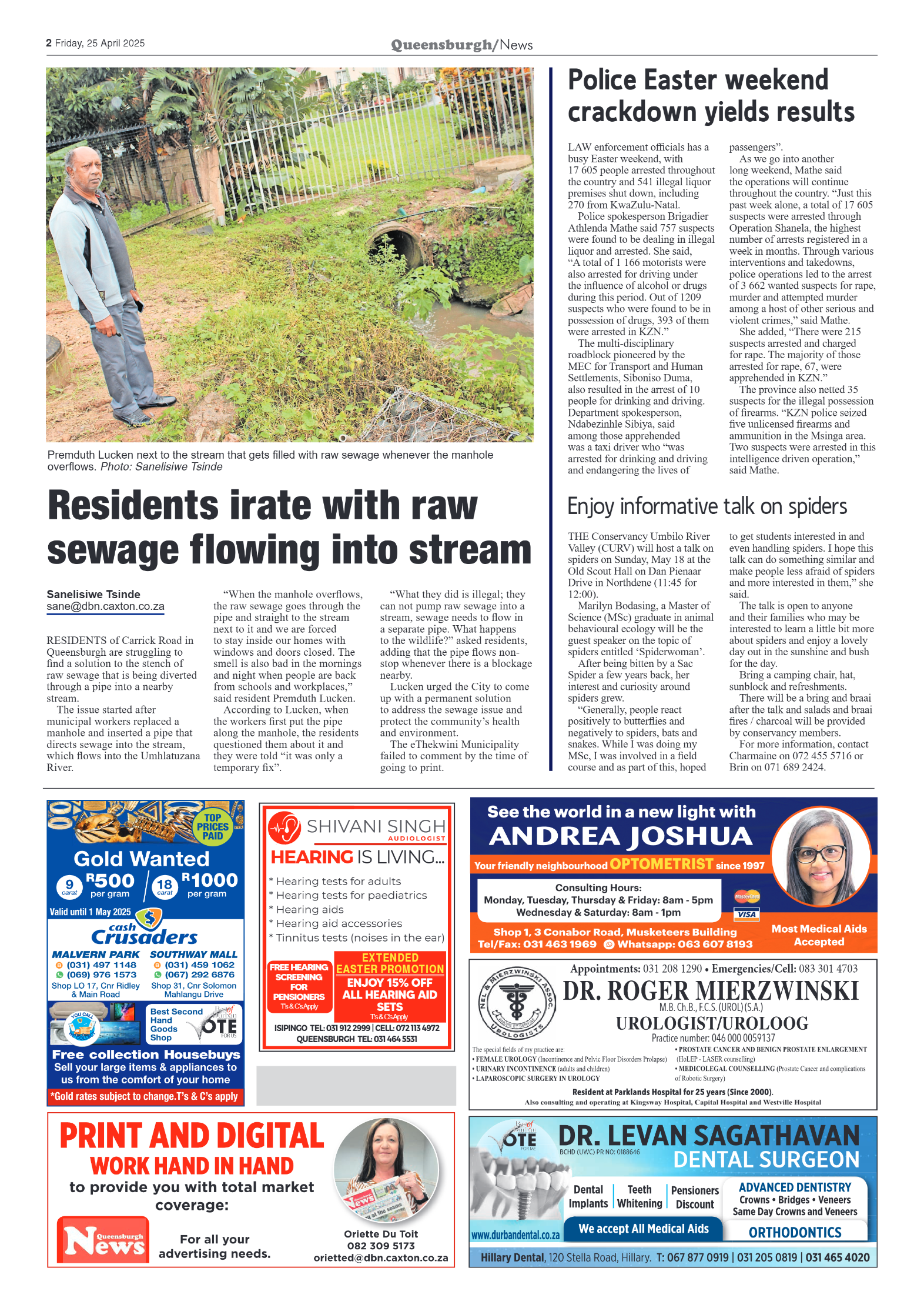 Queensburgh Mail 25 April 2025 page 2