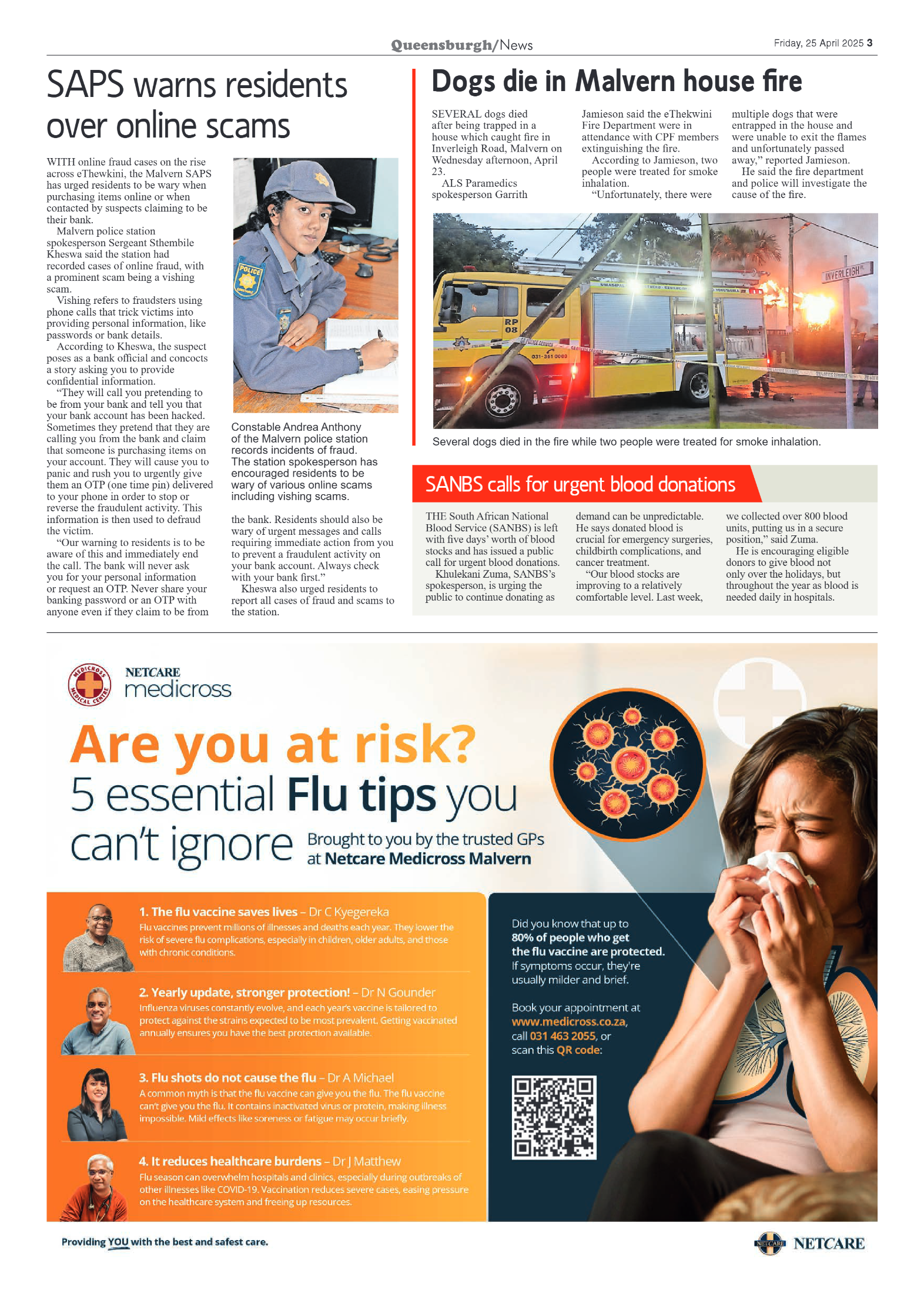 Queensburgh Mail 25 April 2025 page 3