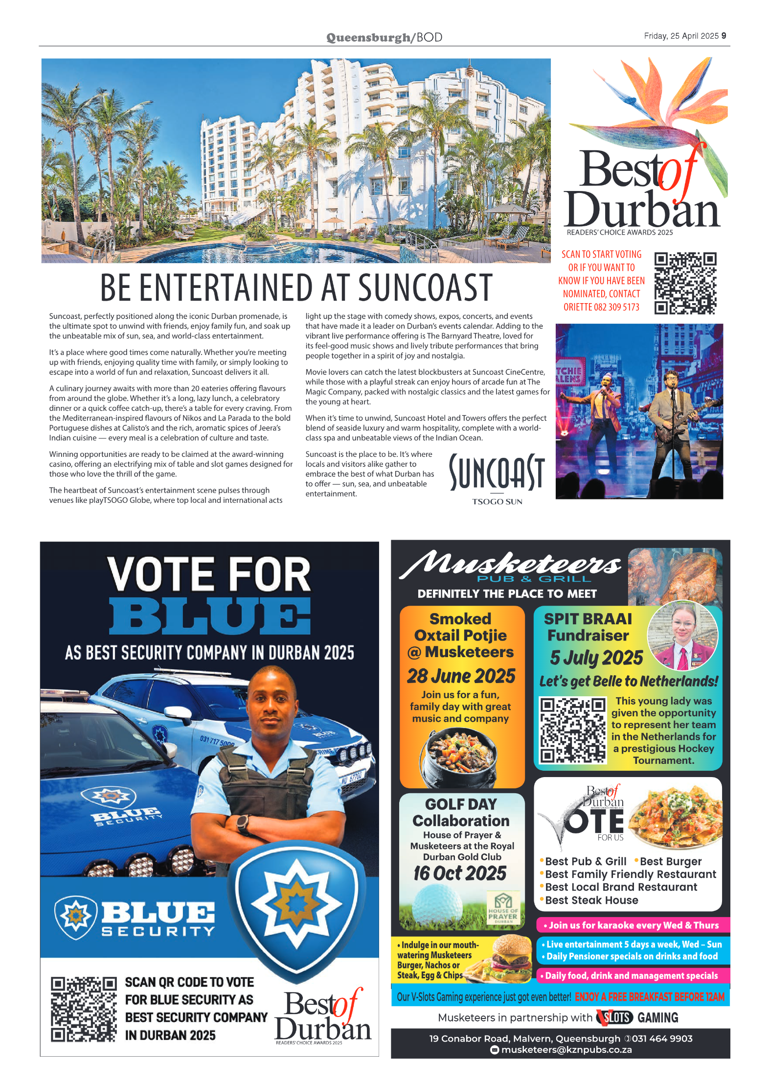 Queensburgh Mail 25 April 2025 page 9