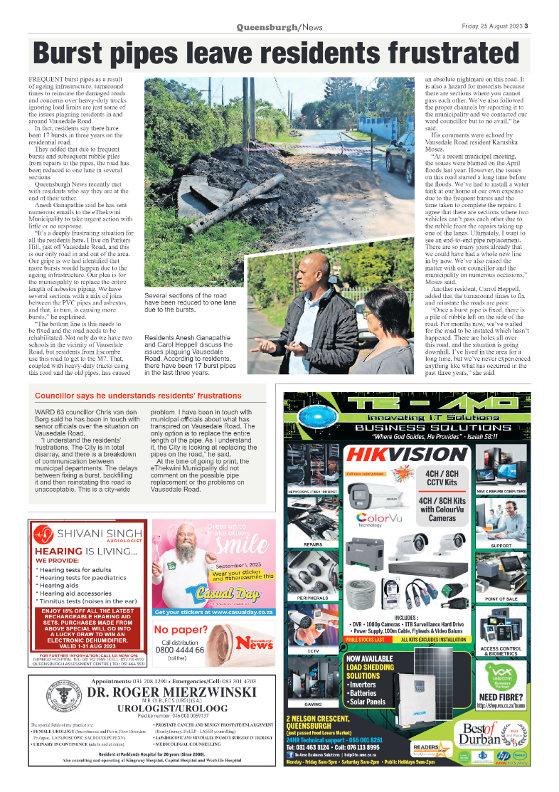 Queensburgh News 25 August 2023 page 3