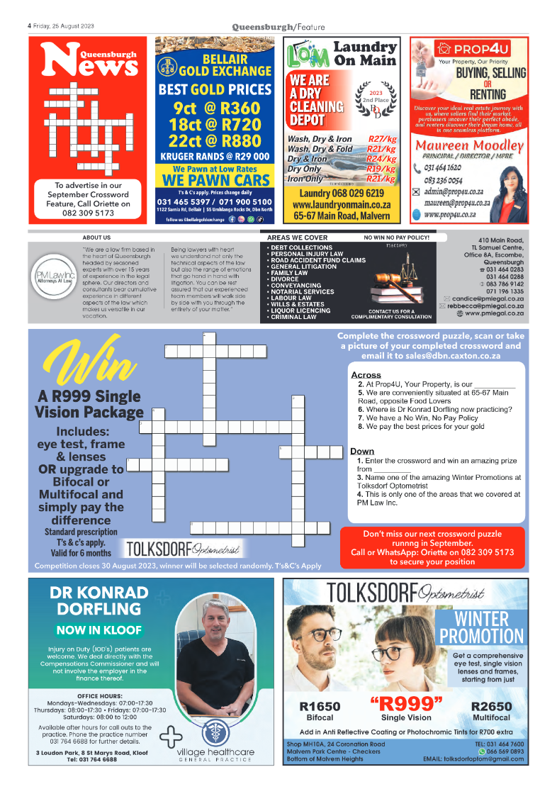 Queensburgh News 25 August 2023 page 4